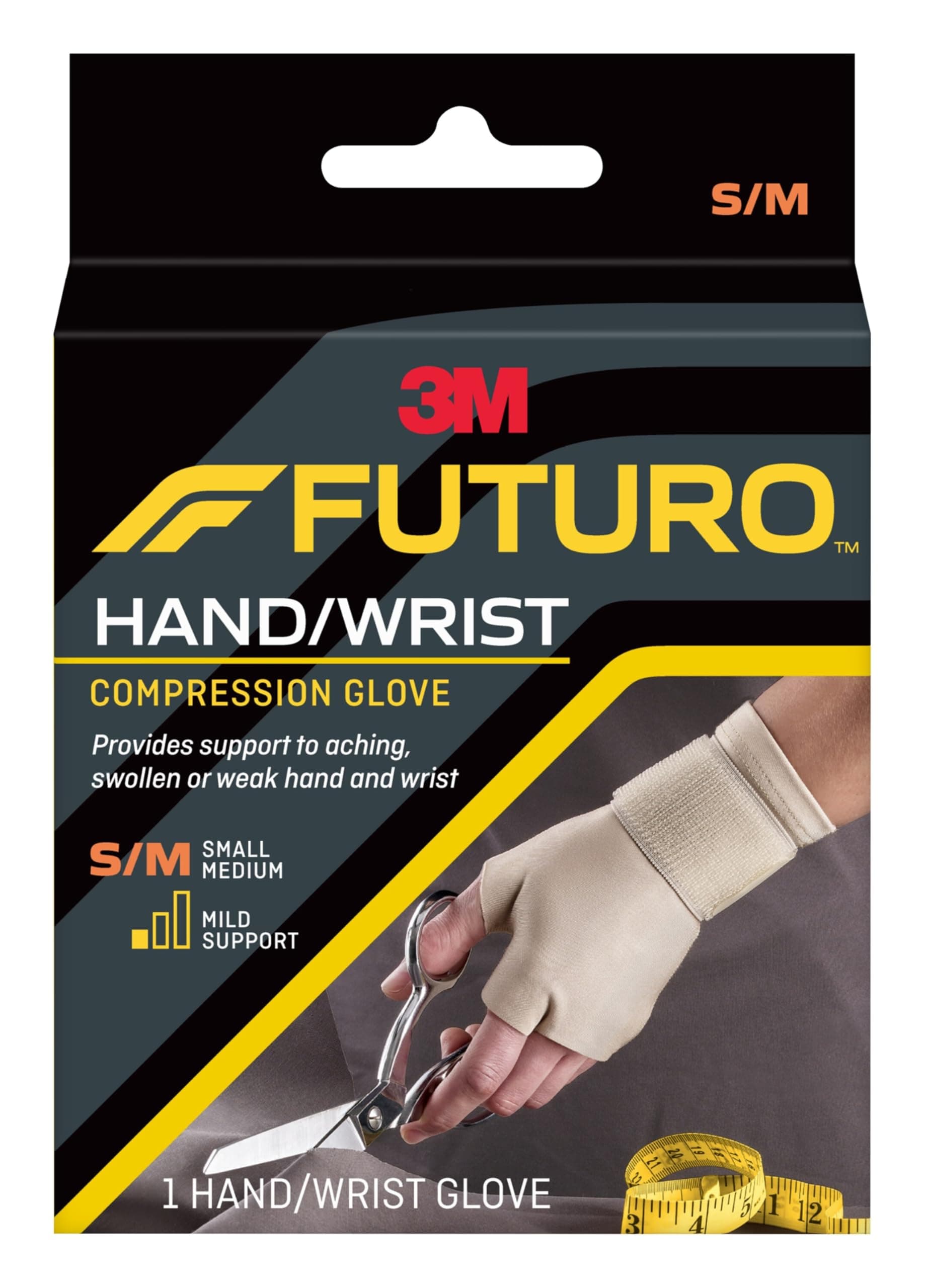 FUTURO 09183EN Small/Medium Energising Support Glove