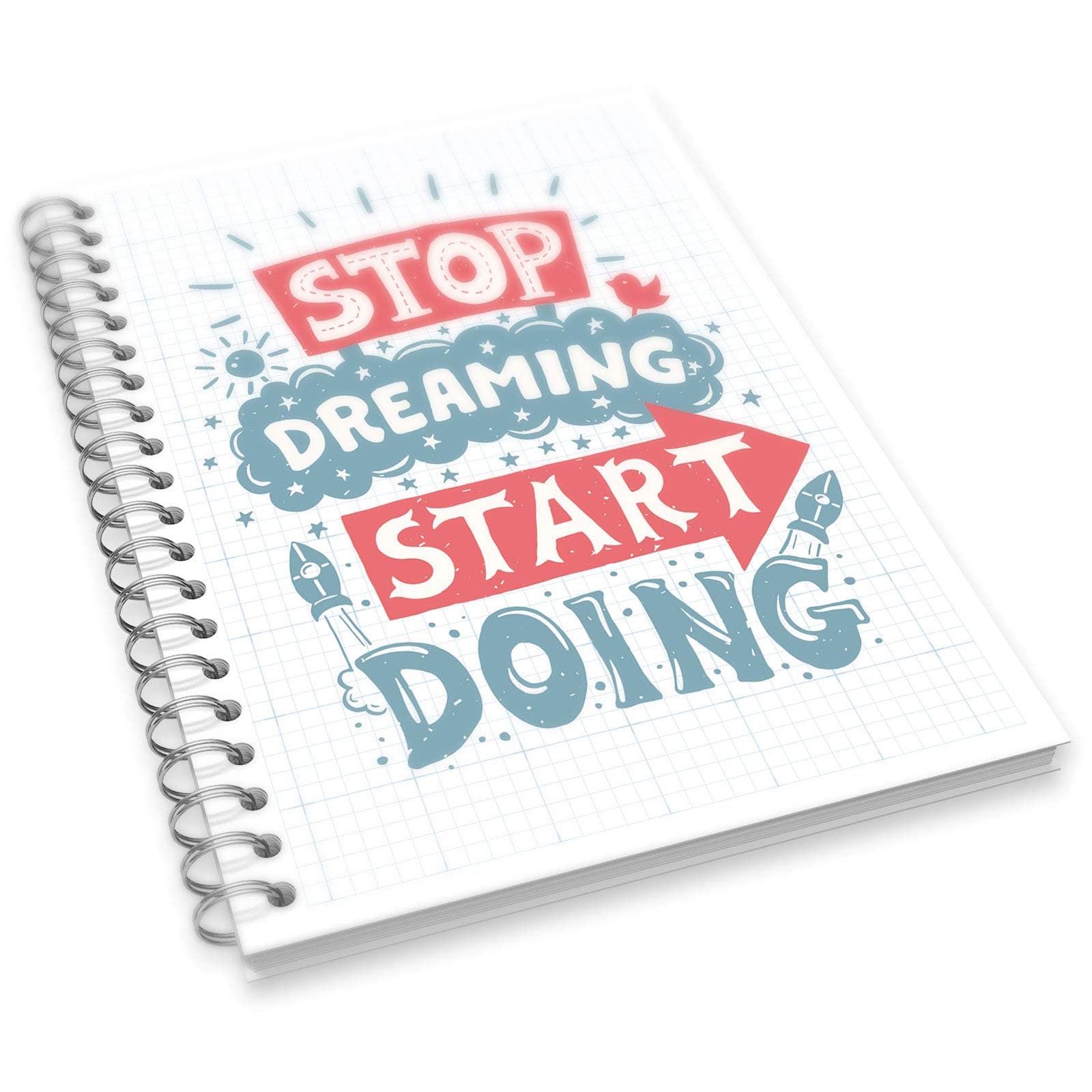 Weight Watchers Compatible Food Diary Planner - Stop Dreaming (W019W) 12 Week Slimming Notebook Diet Diary - My Diet Diary