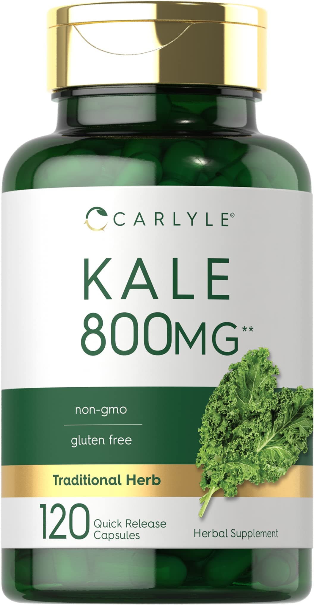 Kale Extract | 120 Capsules | Non-GMO and Gluten Free