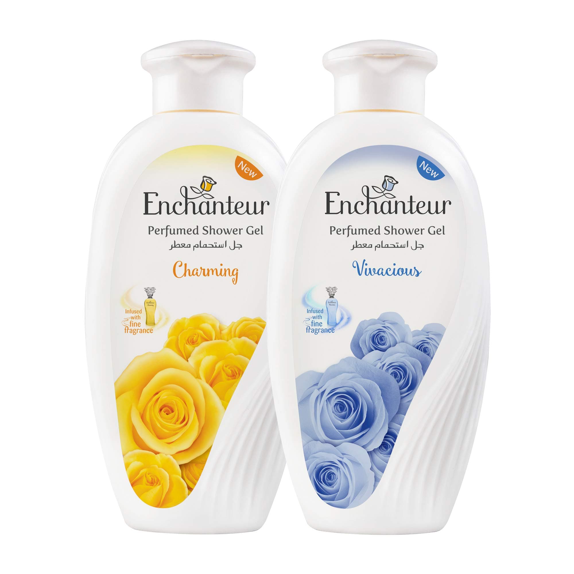 Shower Gel, Charming & Vivacious, 2 X 250 ml