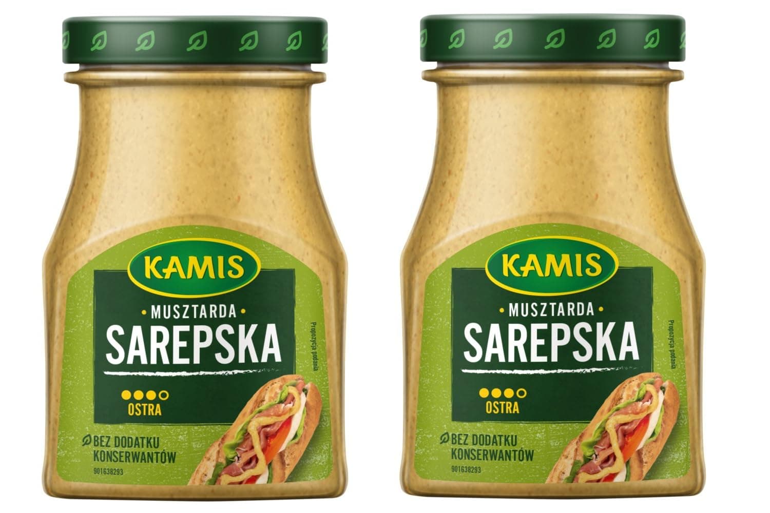 Kamis Sarepska Mustard (185g/6.5oz) Pack of 2_AB