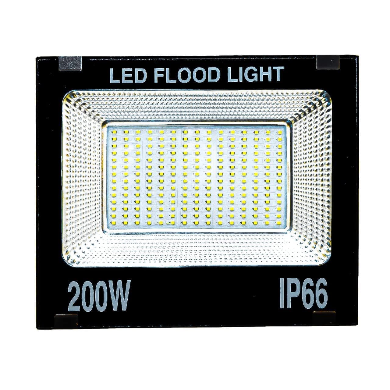 Gesto 200W Led Flood Light Outdoor Waterproof IP66 Led Lights with 120° Wide Beam | Led Halogen Light,Focus Light for Factory,Garage,Parking Lot,Garden,Playground & Shop (Cool White) Pack of 1