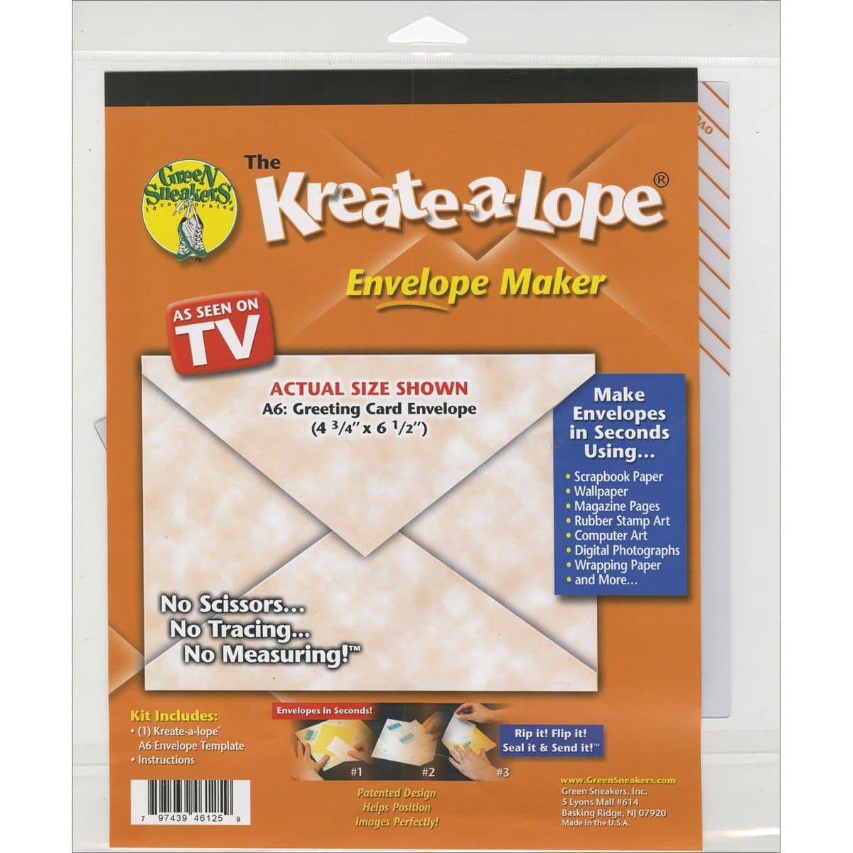 GS46125 Kreate-A-Lope Envelope Template-A6 Liner