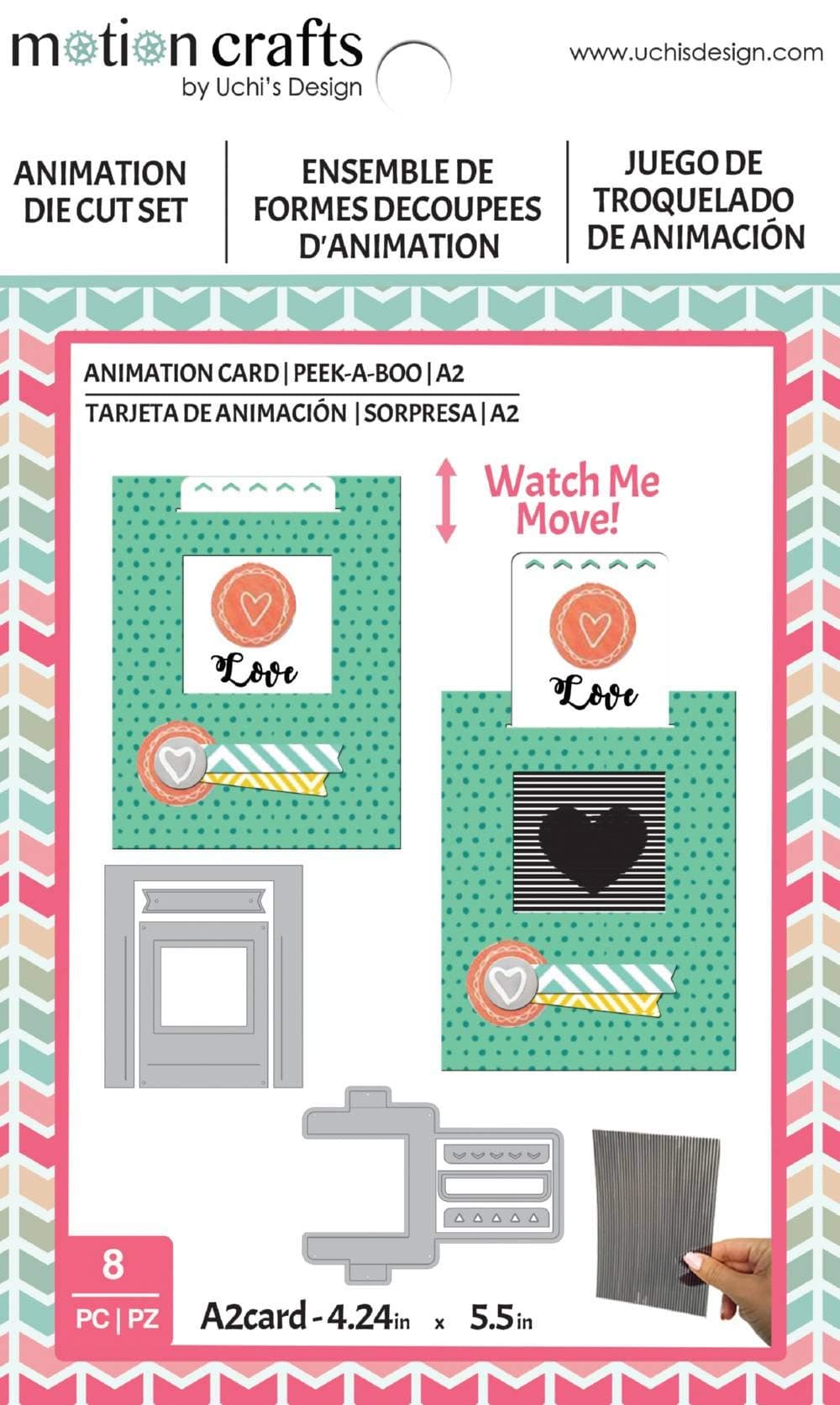 Motion Crafts Animation Die Cut Set-Peek-A-Boo Slider