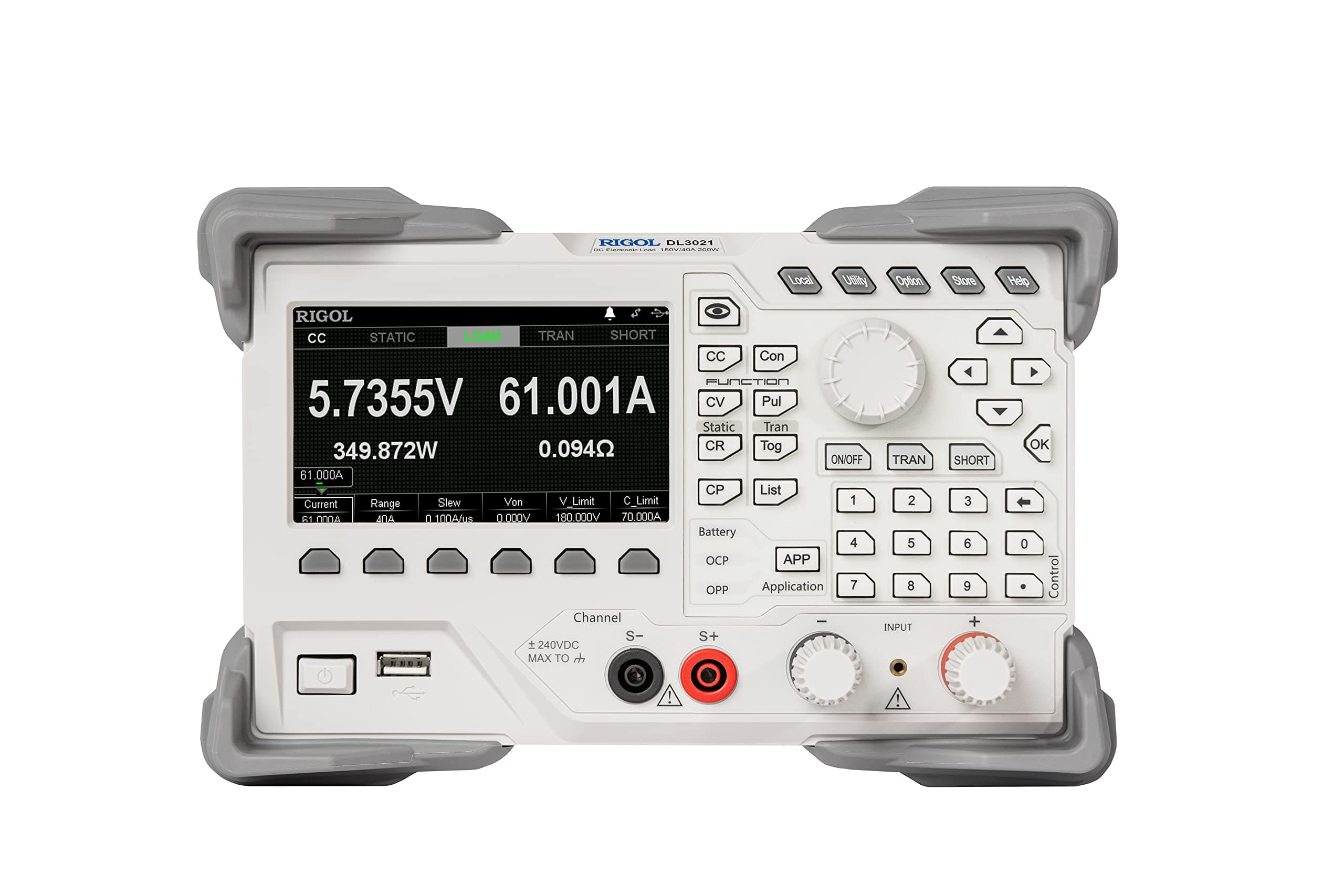 DL3021 Single Channel Programmable Electronic Load Capable of 200 Watts with USB Communication