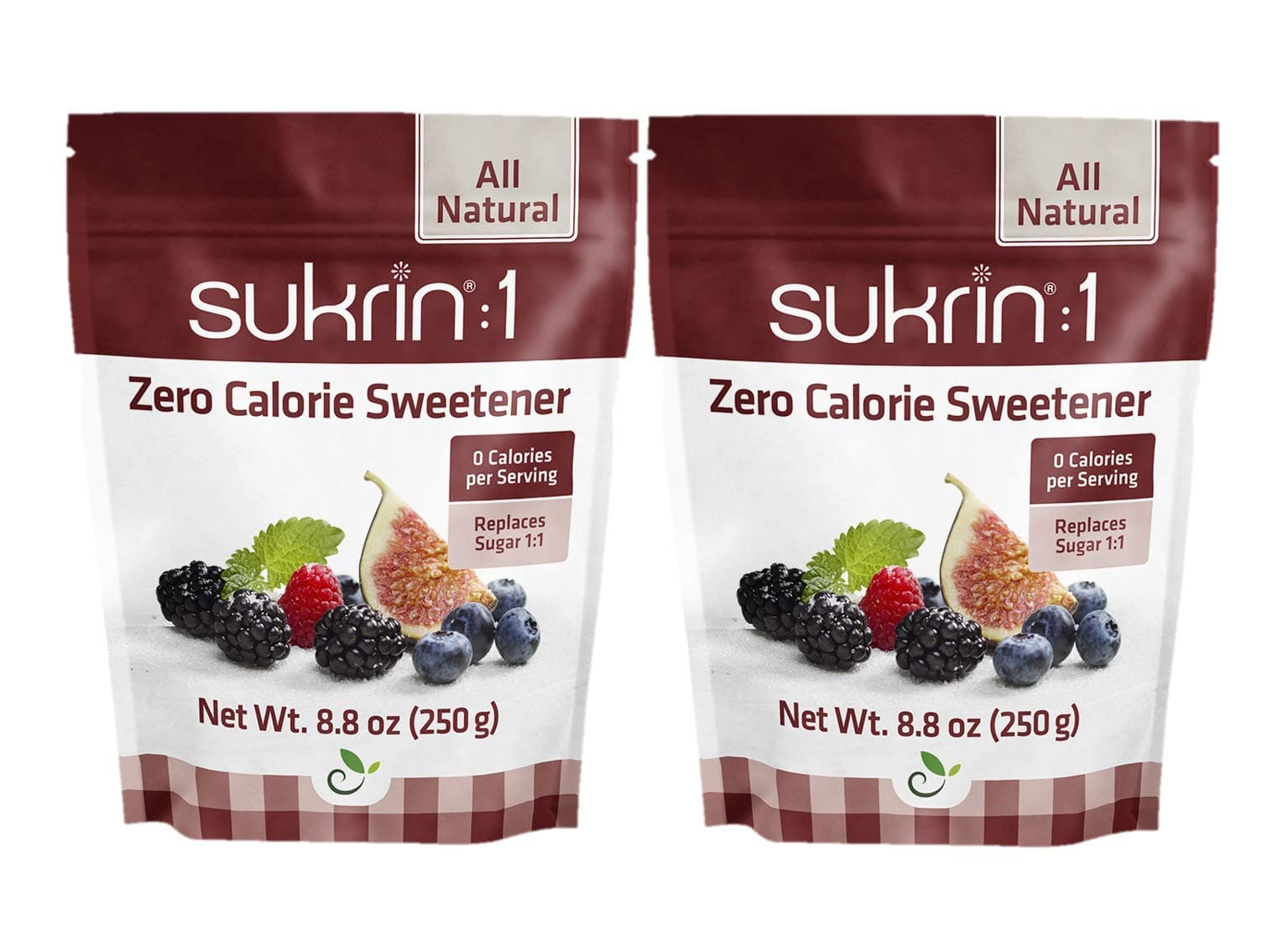 Sukrin:1 - All Natural Sugar Substitute - 2 Pack
