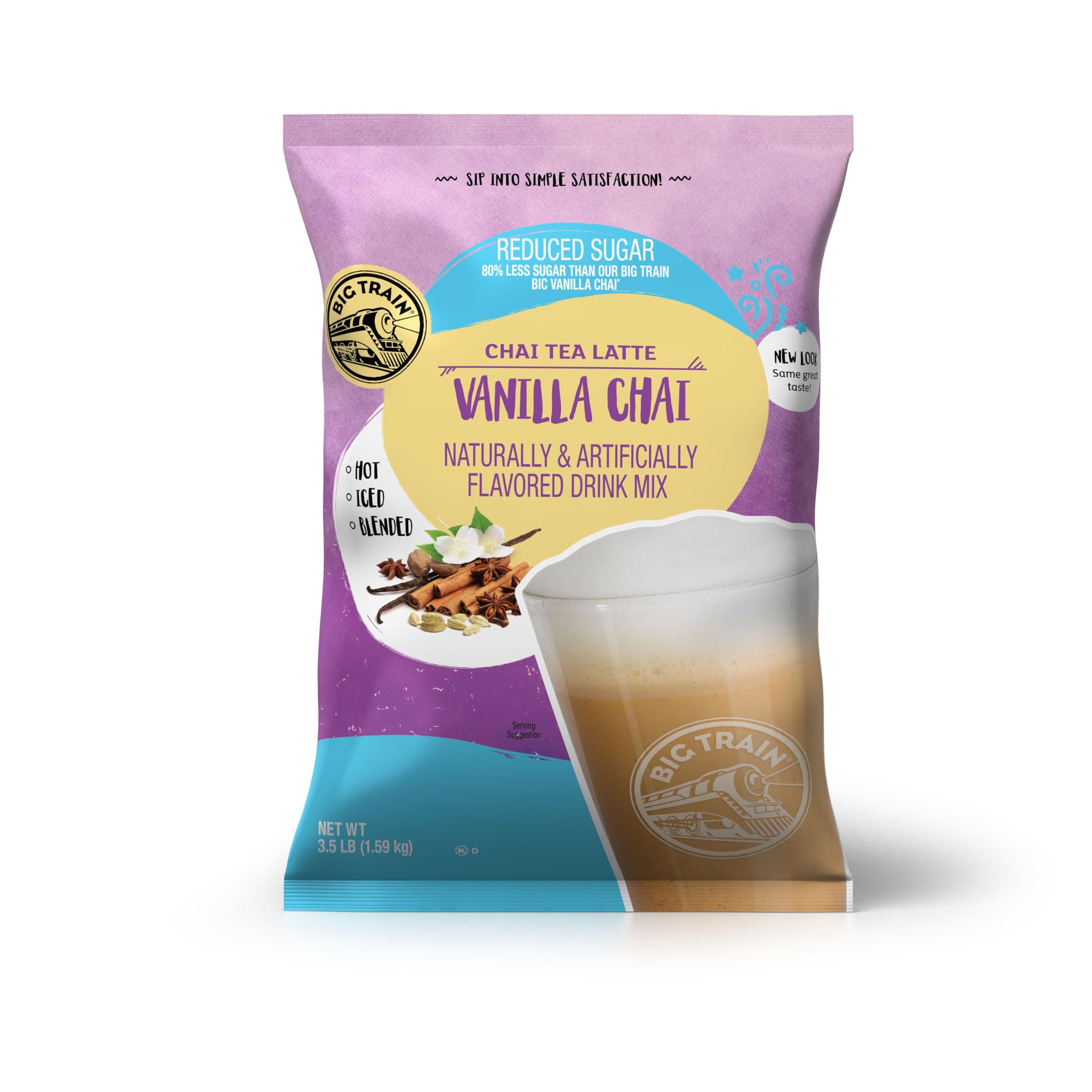 Big Train Chai - No Sugar Added Vanilla Chai (1.6kg Bulk Bag)