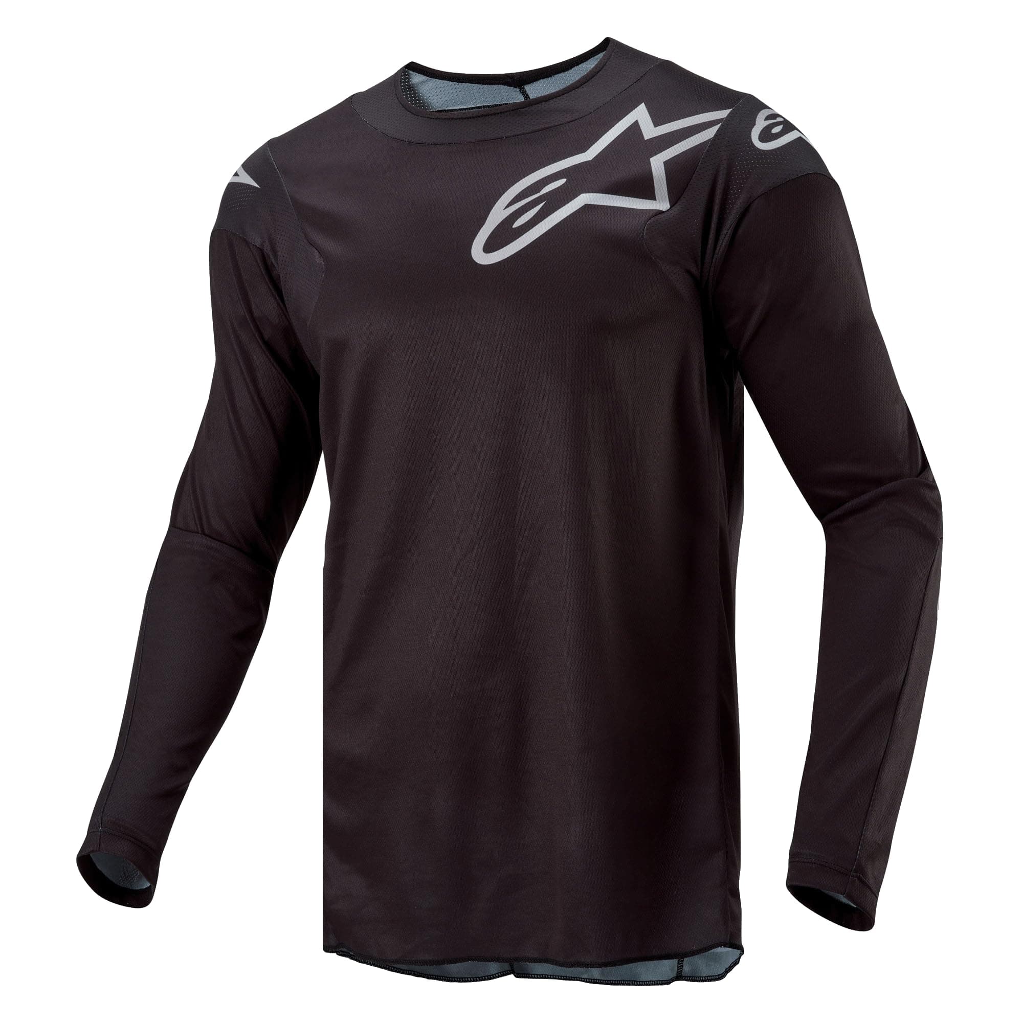 3762324-10-M: Racer Graphite Jersey Black Md