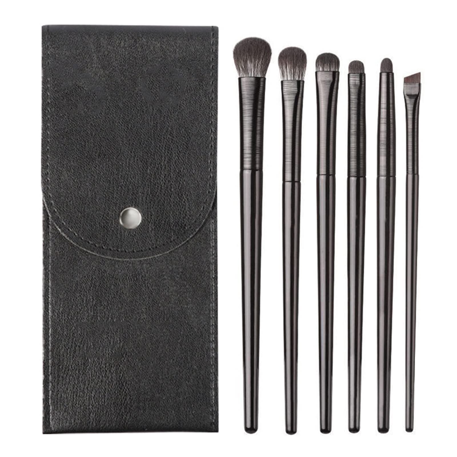 6 x Professional Eye Makeup Brushes, Make Up Kit for Eyeshadows, for Contour and Definition Application, Shades