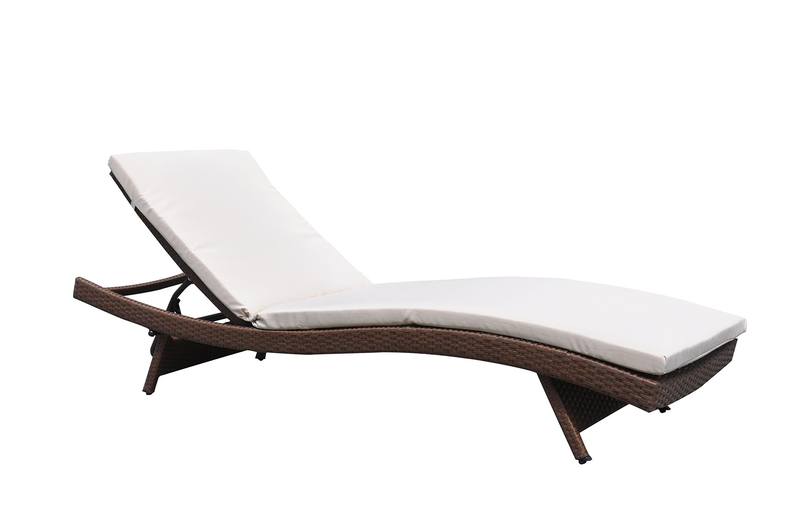 Radeway Recliner Patio Lounge Chair with Cushion