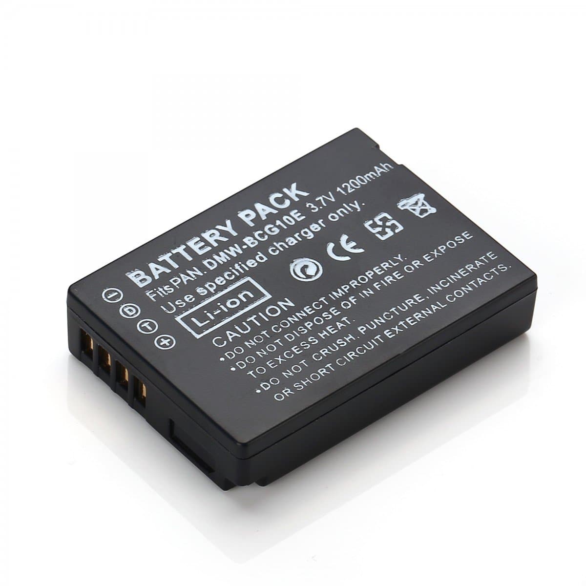 Rusty Bob - DMW-BCG10E battery pack Panasonic Lumix DMC-ZS1 ZS3 ZS20 ZR1 ZX1 DMC-TZ6 TZ7 TZ8 TZ10 TZ20 TZ18 TZ66 TZ9 TZ31 TZ30 TZ65 - Only battery