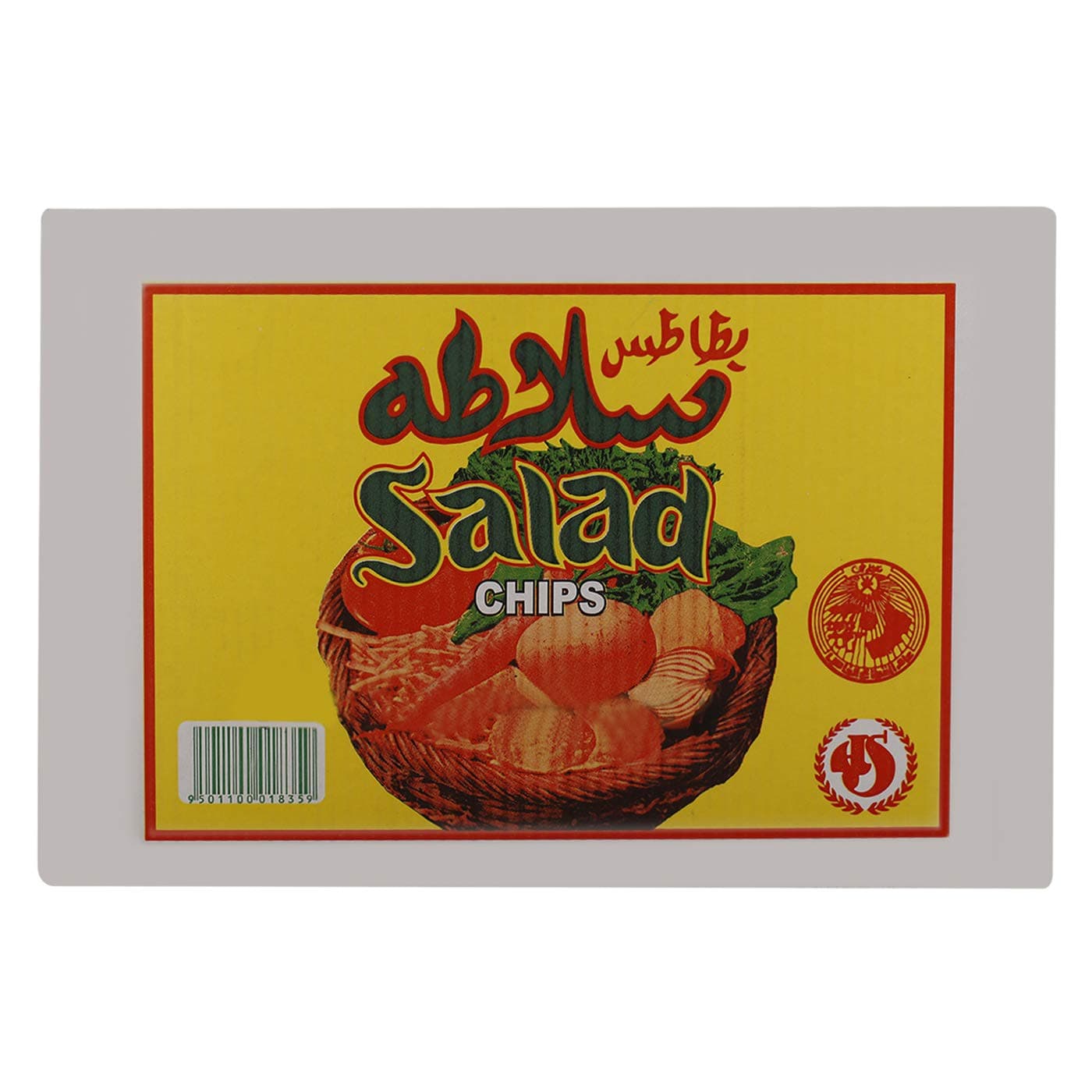Salad Hot & Sour Flavour Potato Chips, 50 X 15 G