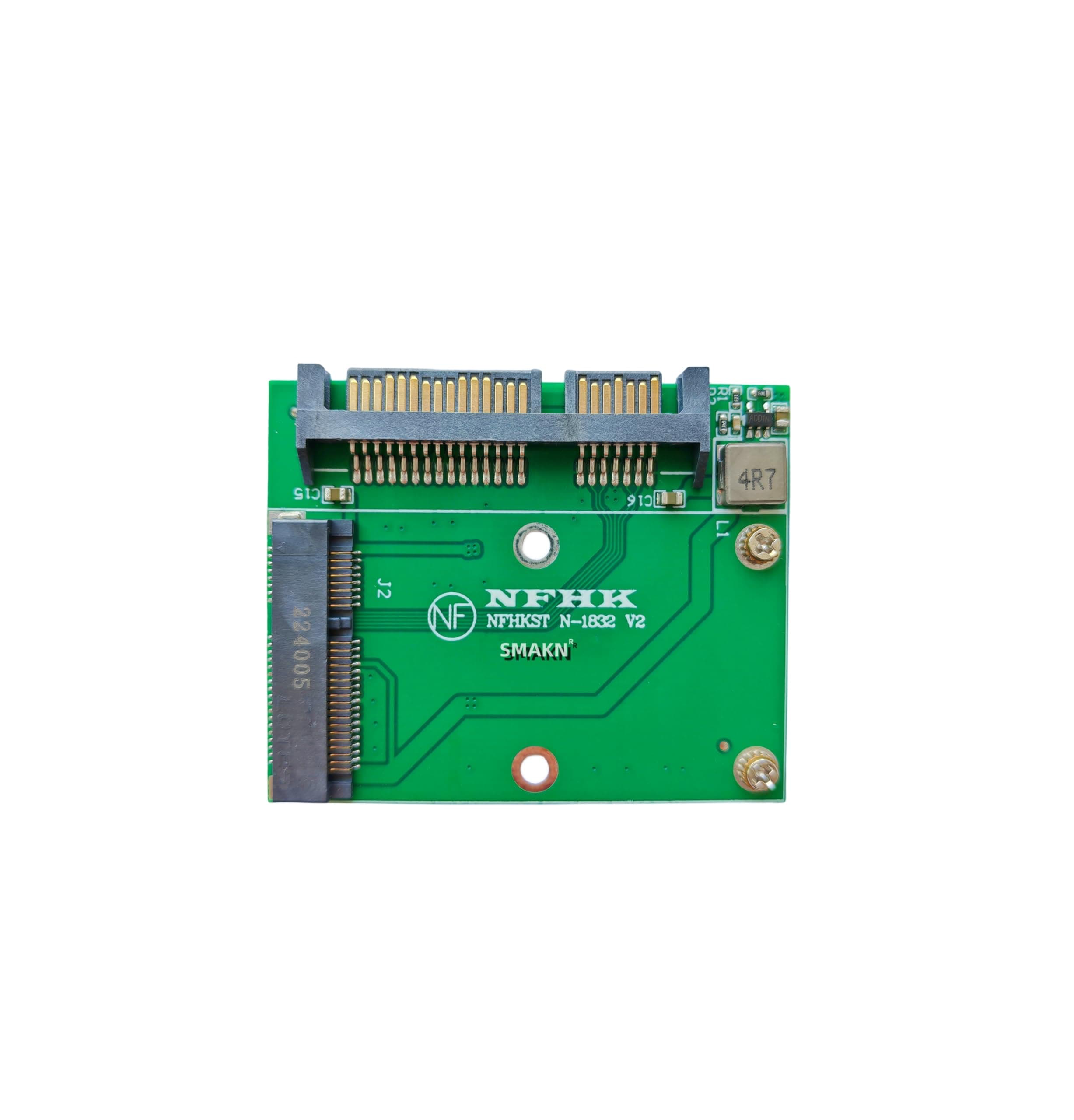 SMAKN® Mini PCIE MSATA SSD 30mm*50mm to 2.5" SATA 6.0Gps Adapter Card