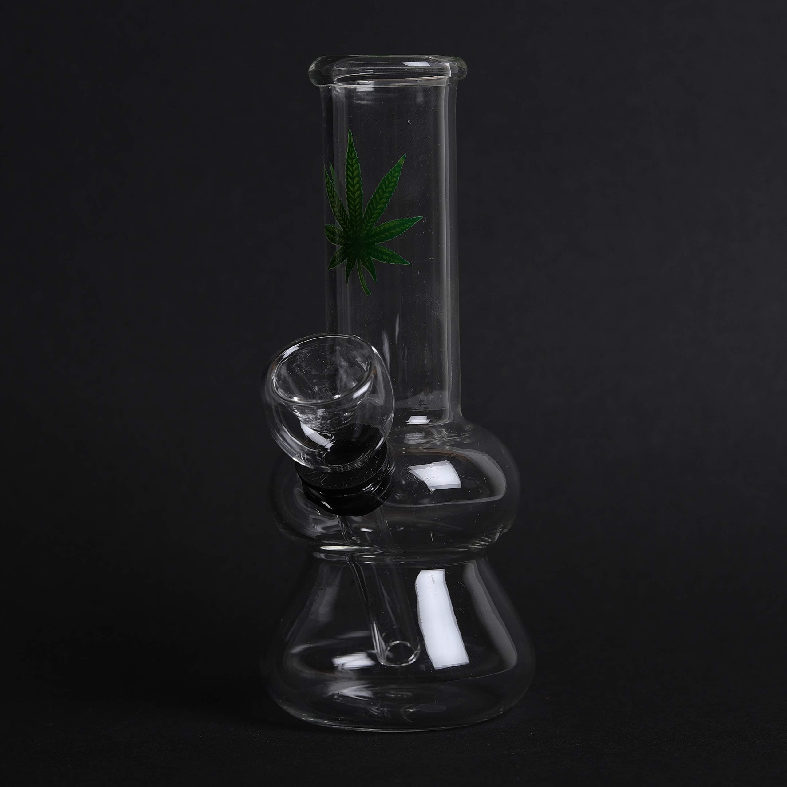 STONERS TOY Glass Bong (5 inch, Transparent)