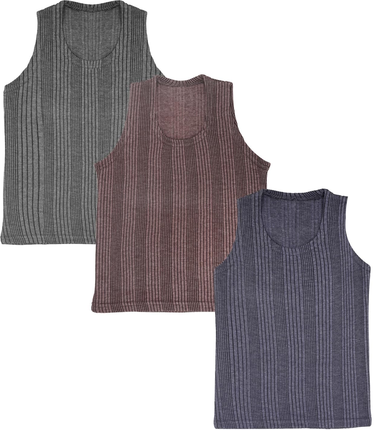 Mahi FashionKids Thermal Vest Sleeveless Multicolor (Pack of 3)