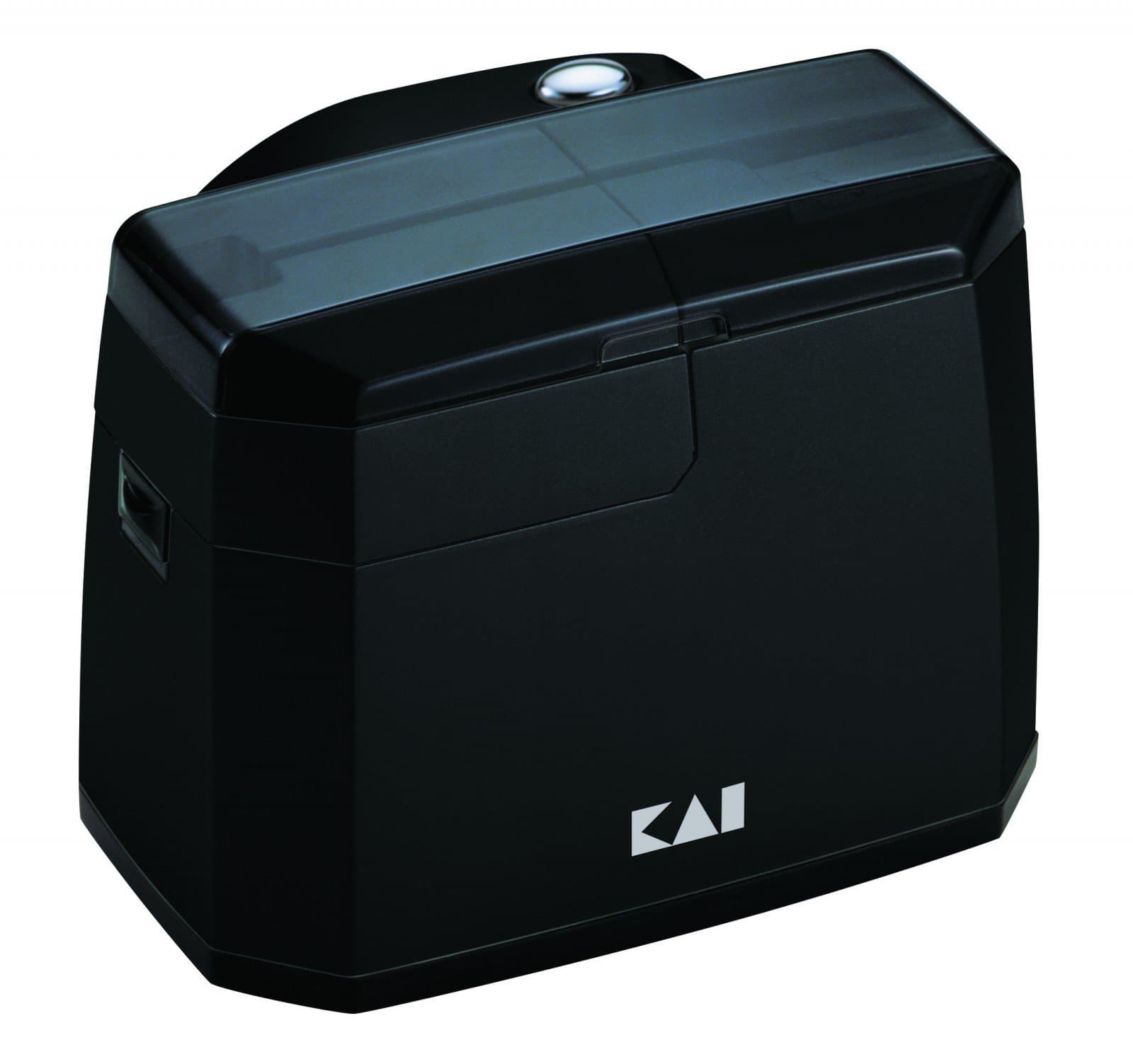 KAI AP-118S Electric Knife Sharpener 15° Angle with Ceramic Grinding Unit, Non-Slip Feet, Dimensions 13.8 x 11.1 x 10.5 cm Including Polishing Unit, Extreme Sharpness Knife Sharpener