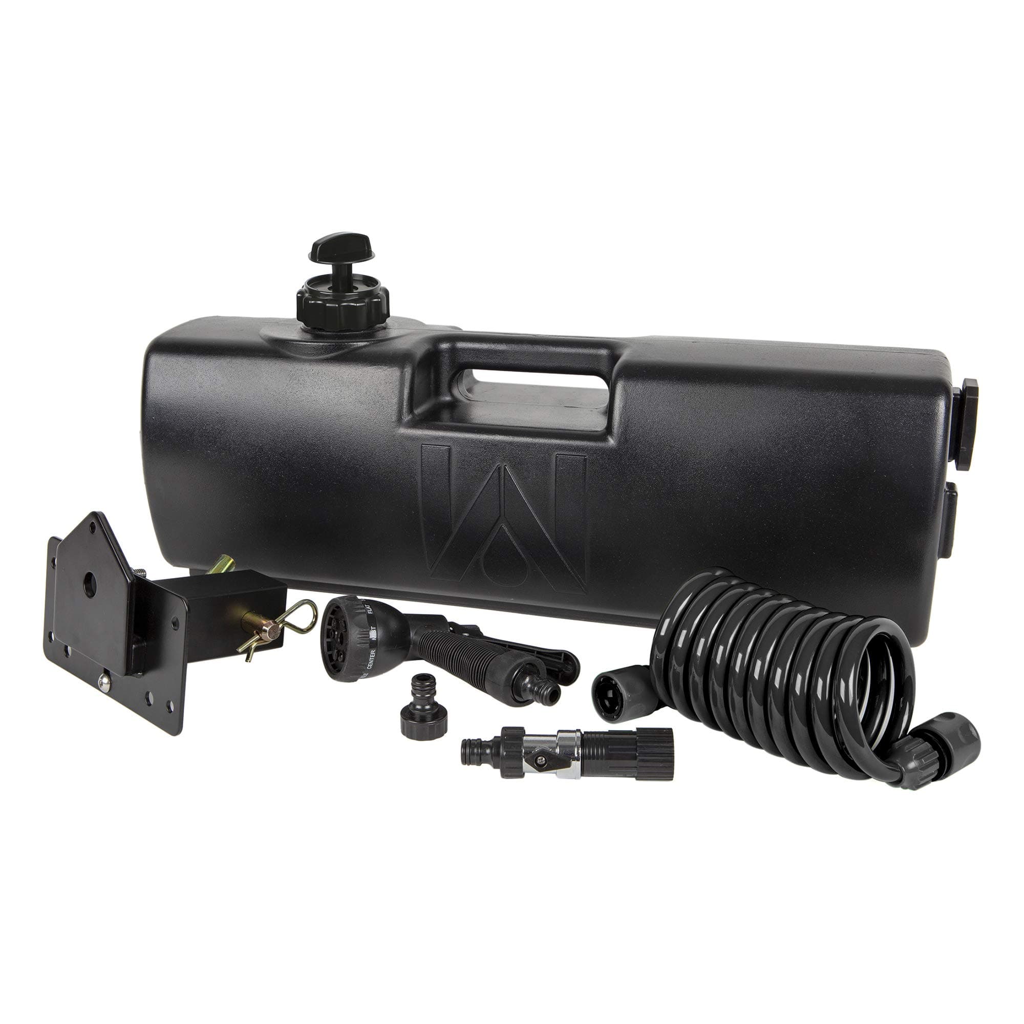 WaterPORT 4.0 Gallon Self-Pressurized Water Tank for Camping Showers, Bumper Mount or Bed Mount Vehicle Water Storage for Trucks & Off Road Vehicles