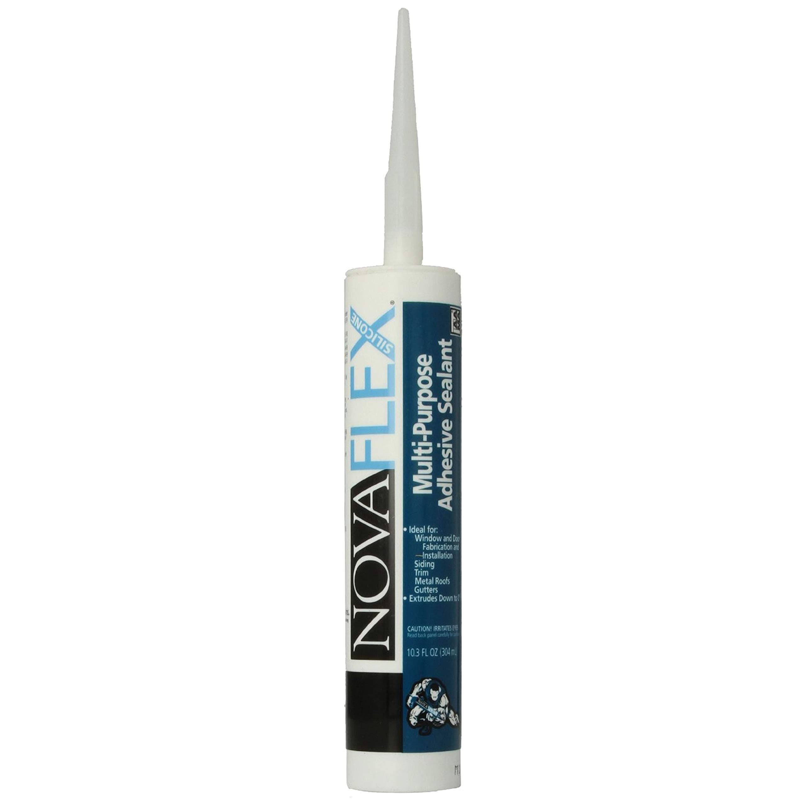 Novagard Solutions 02-MX001050 NovaFlex Multi-Purpose Adhesive Sealant - 10.3 oz., que White