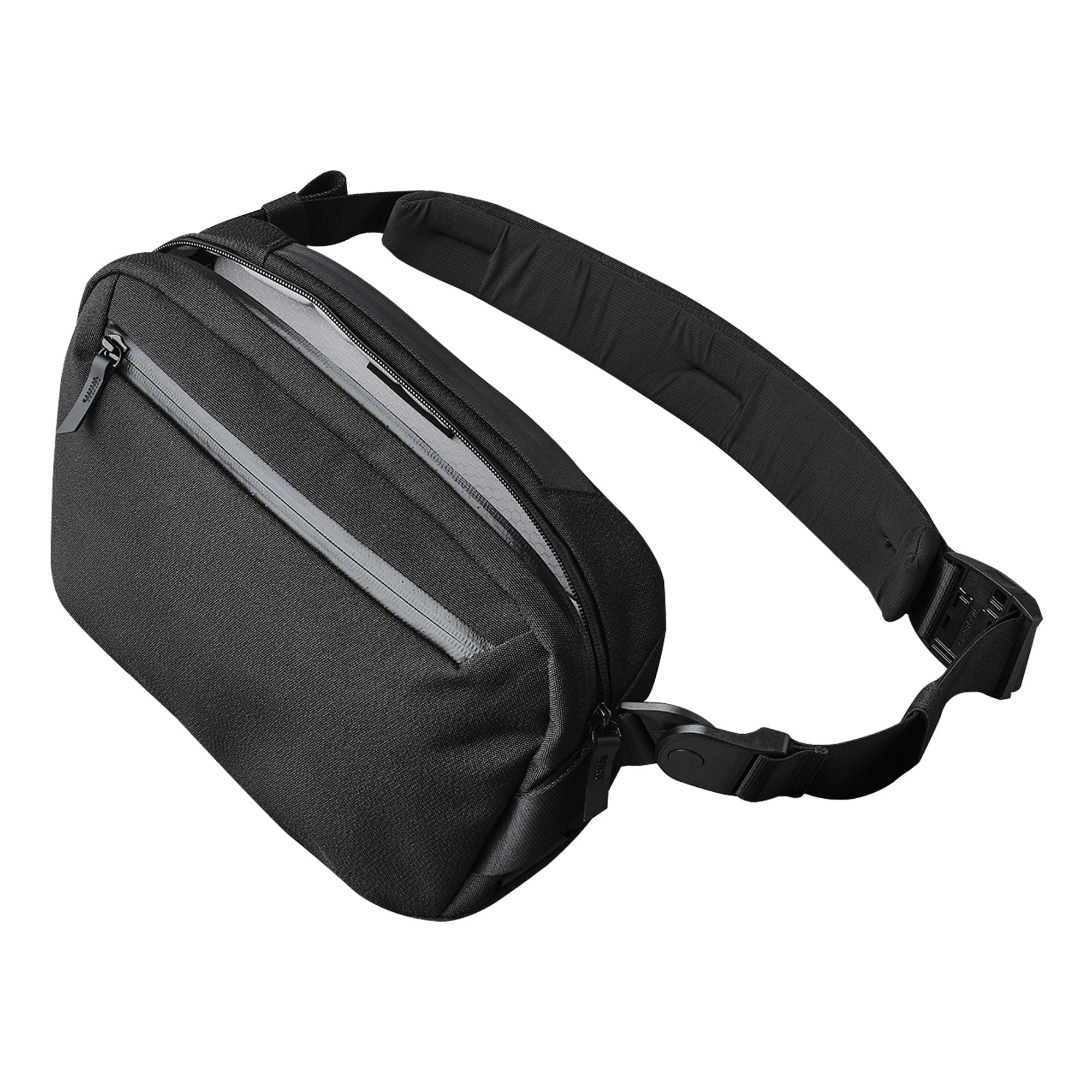 ALPAKA Go Sling - iPad Pro 11-Inch Tablet Case - Travel and Electronics Organizer with Spacious Compartments - Weatherproof Axoflux Black 600D Fabric 5.5L