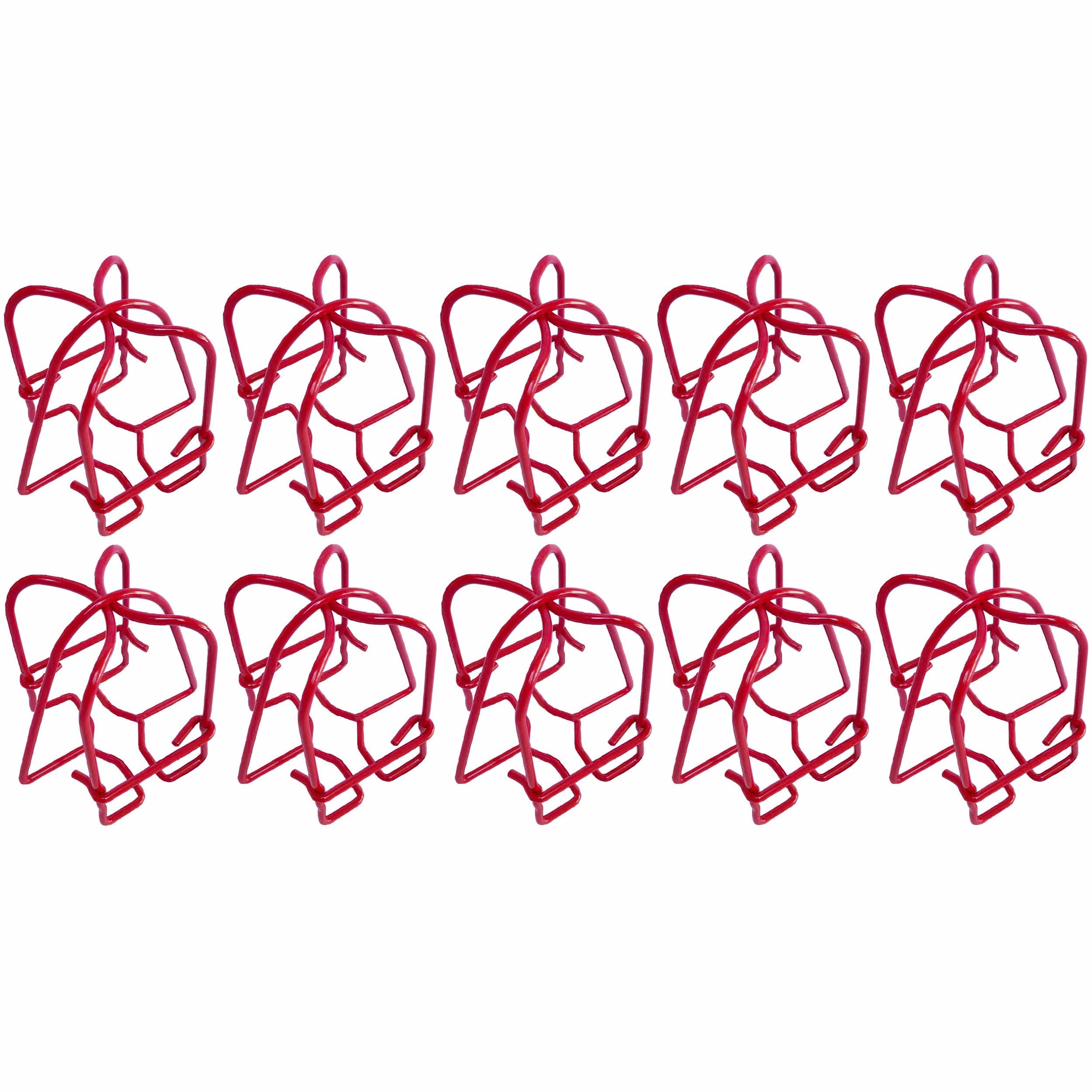 TunaMax (10 Pack) 1/2 Fire Sprinkler Head Guard Cover for Protecting Side Wall & Pendent & Upright Sprinkler Head Cage Red