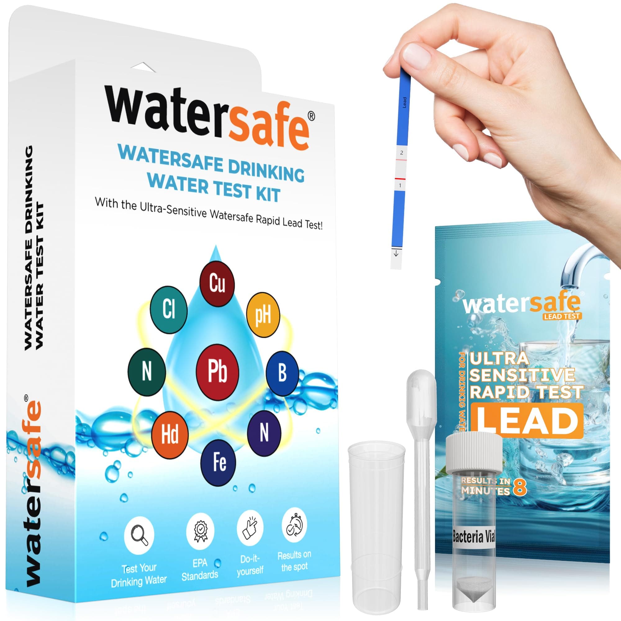 Silver Lake Research WS425B Watersafe All-In-One Well Water Test Kit