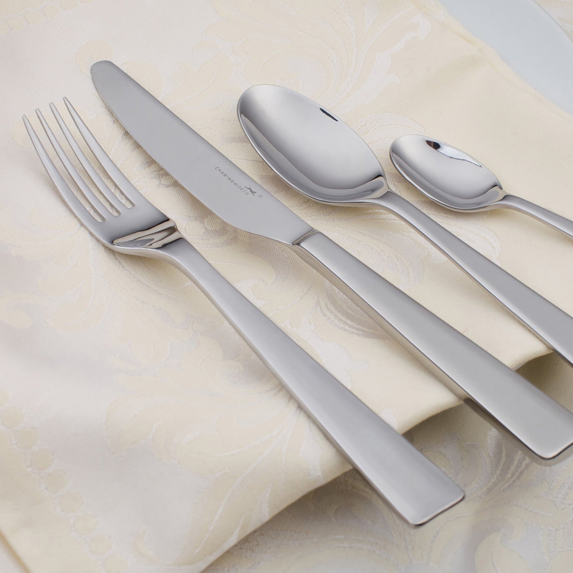 Charingworth Mimosa Compact Gift Box, Stainless Steel, Mirror, 32 x 19 x 5 cm