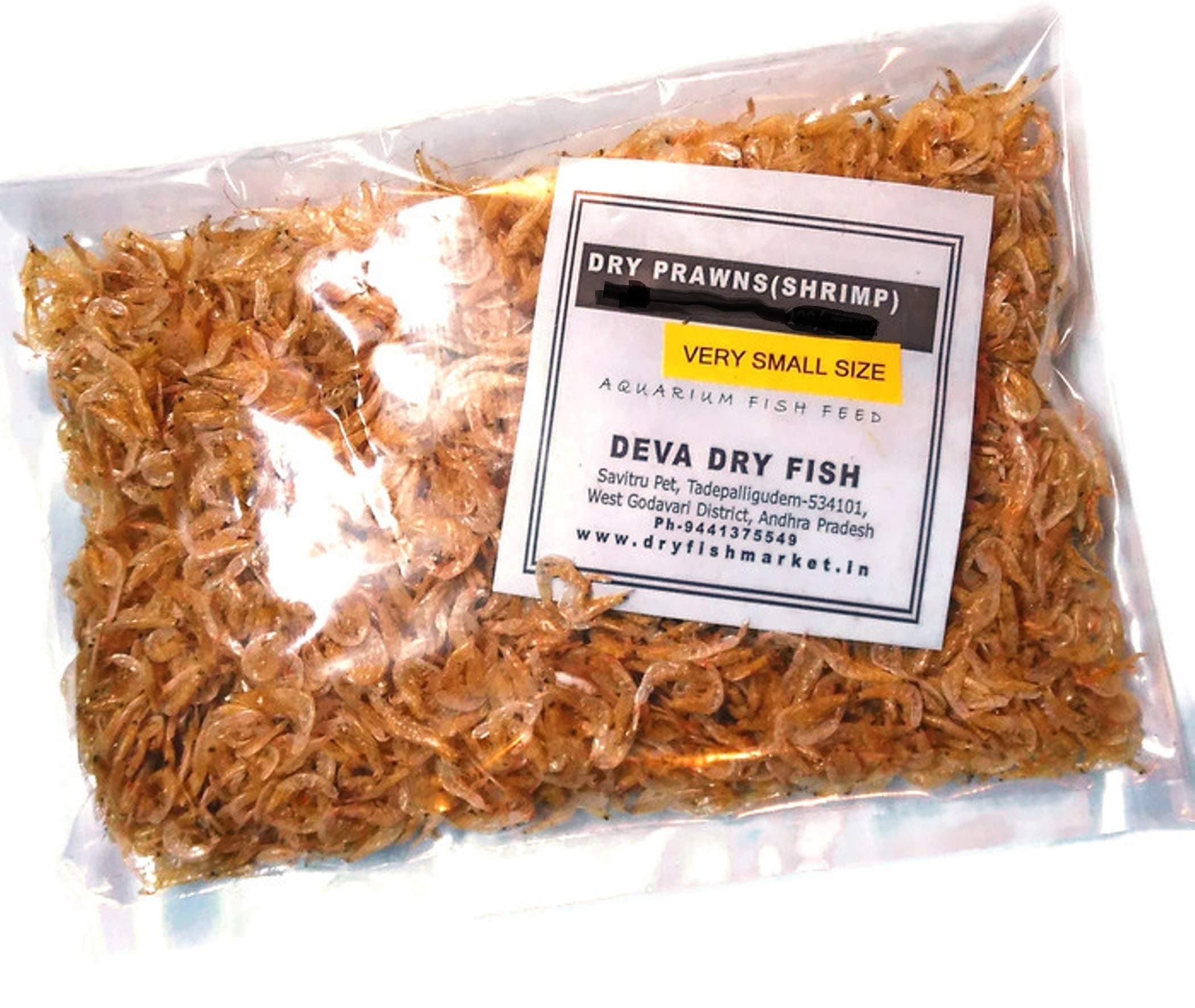 Dry Shrimp for Aquarium Fish Food (Small, 200 GMS)