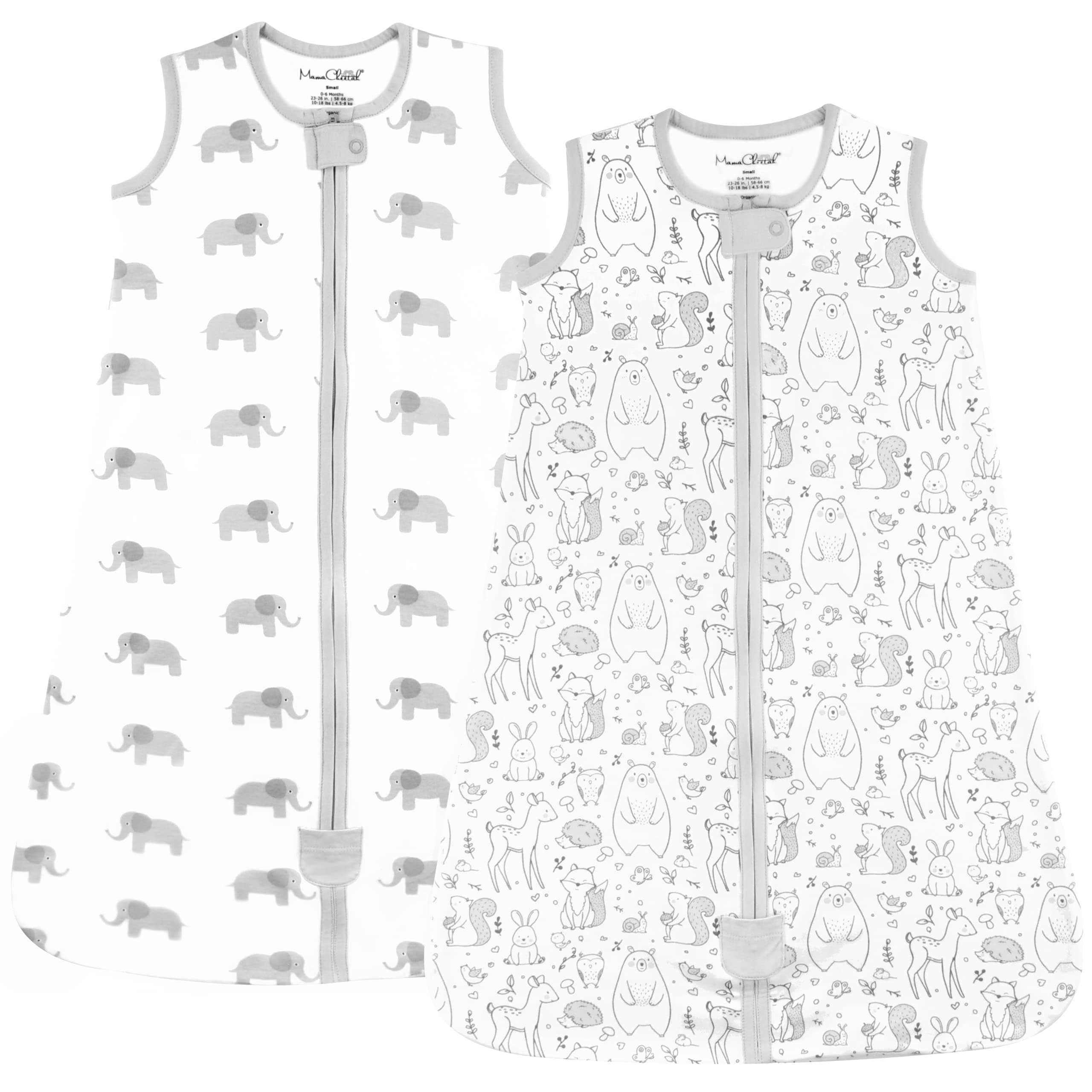 Mama CheetahBaby Wearable Blanket, Organic Cotton Sleep Bag, Sleeping Sack with 2-Way ZipperGlobal Organic Textile StandardOEKO-TEX STANDARD 100Global Organic Textile StandardGlobal Organic Textile StandardGlobal Organic Textile Standard