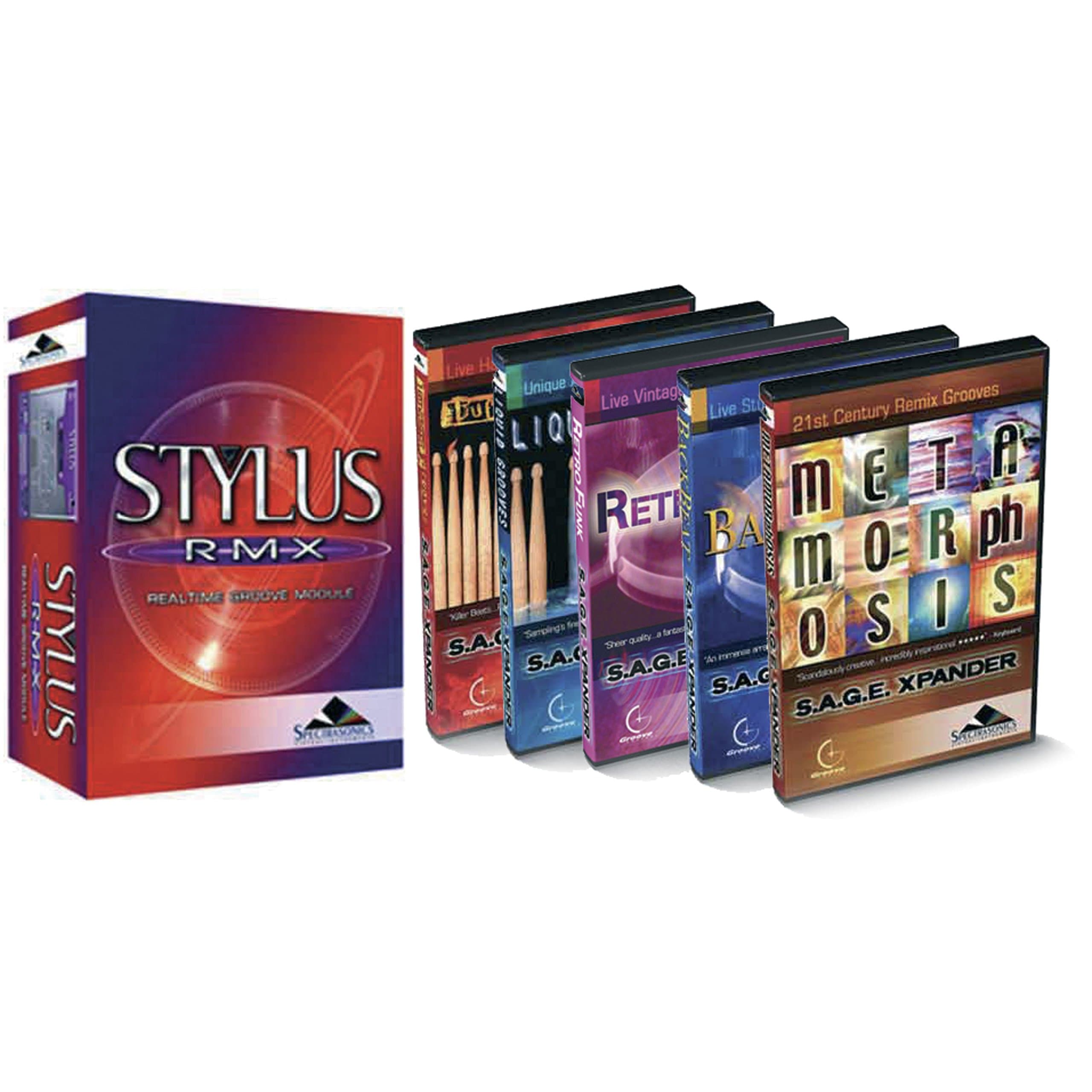 Stylus RMX Xpanded Realtime Groove Module Virtual Instrument Software