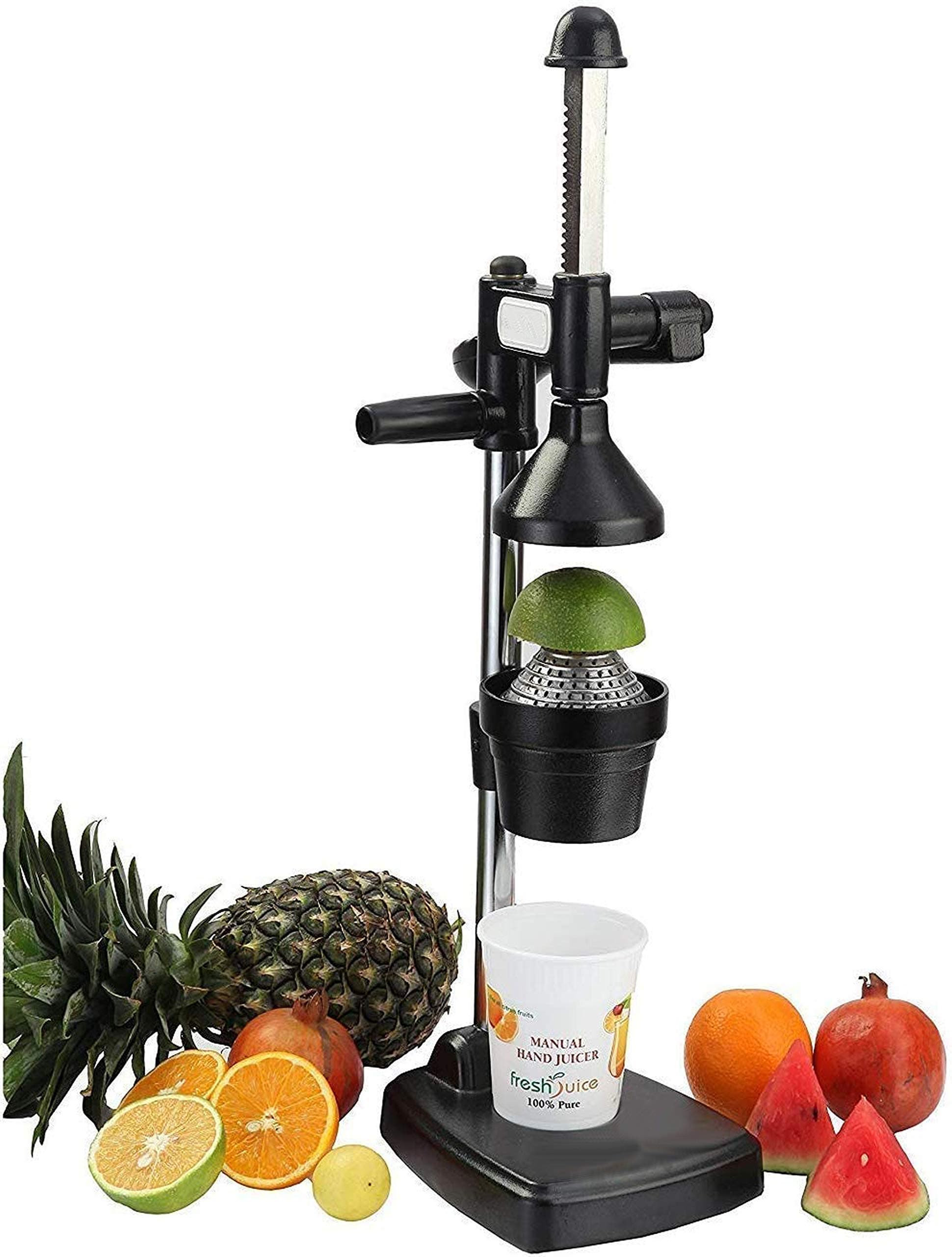 Himmalya Aluminium Hand Press Citrus Fruit Juicer,Cold Press Juicer, Manual Hand Press Juicer and Squeezer for Fruits and Vegetables - Big Made in India