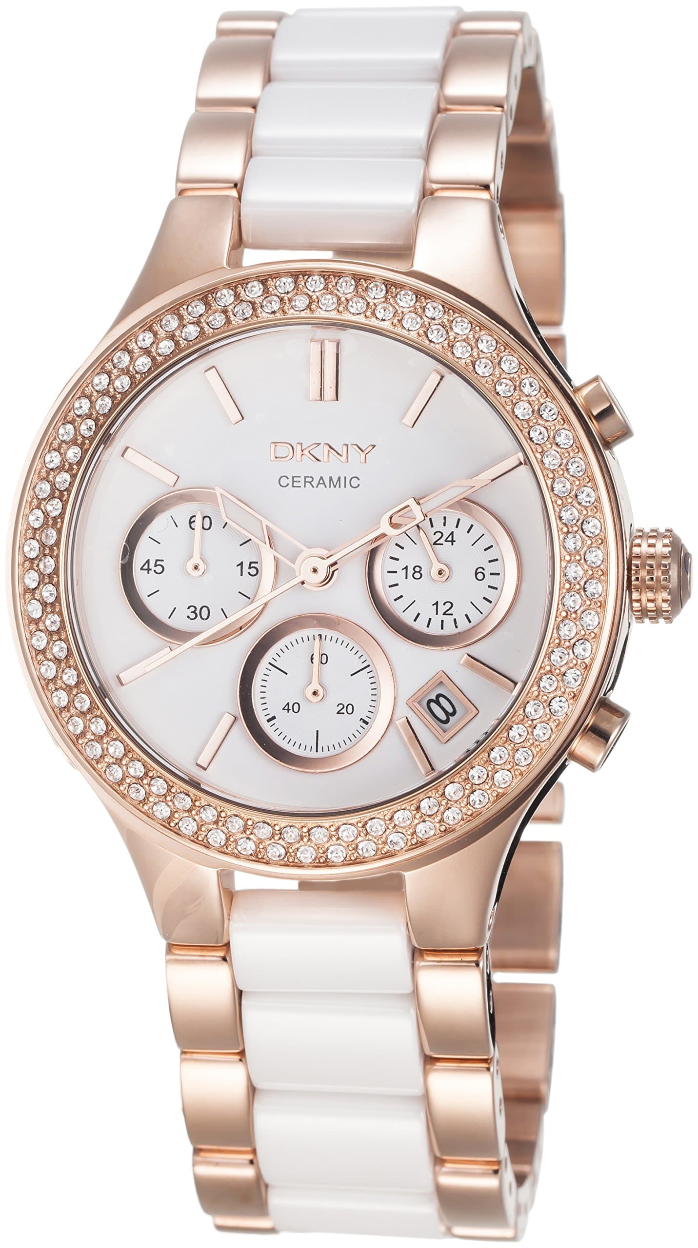 DKNY Women's NY8183 Chambers Analog Display Analog Quartz Rose Gold Watch
