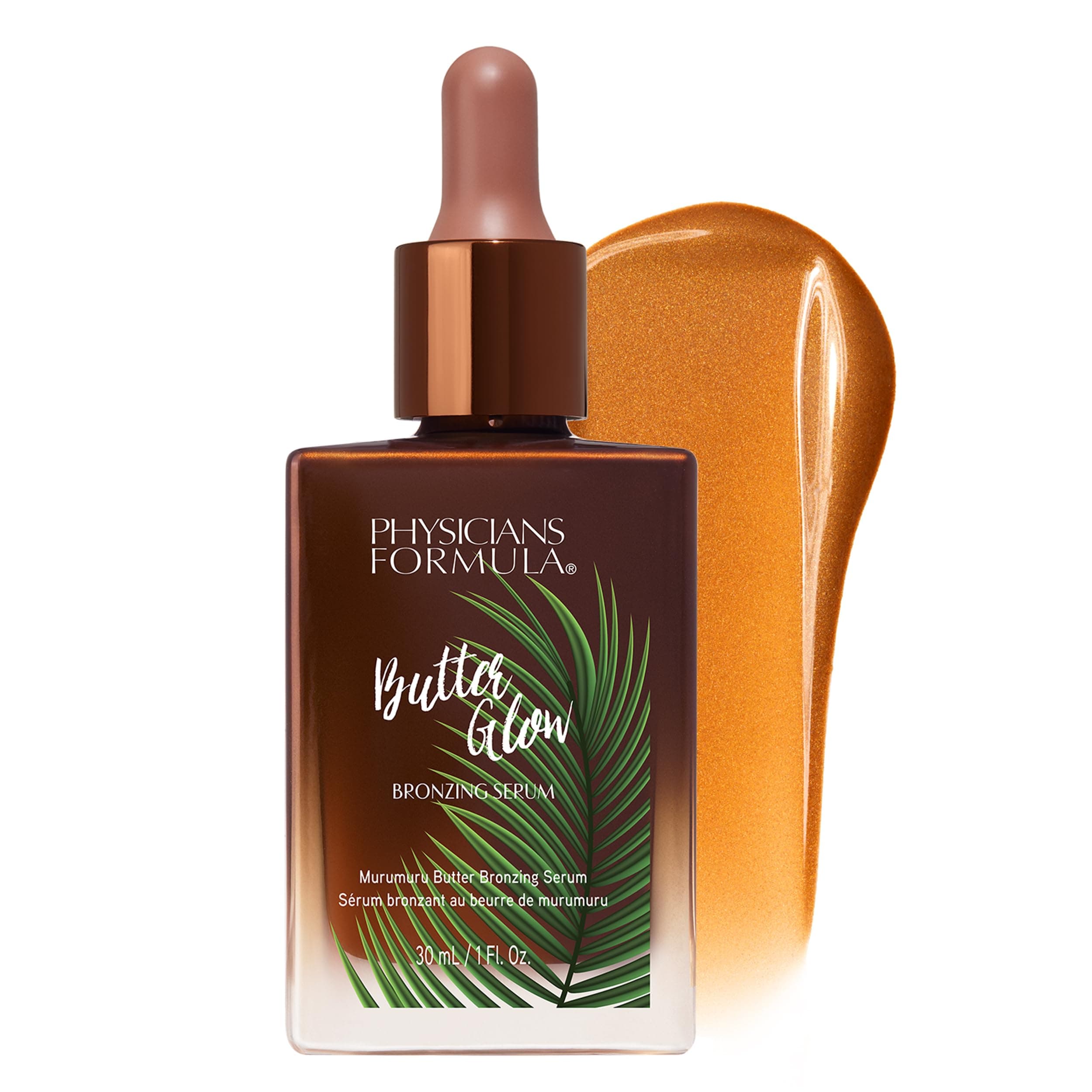 Physicians Formula Butter Glow Bronzing Serum, Nourishing Bronzing Drops for Skin Care Providing Sun-Pinched Radiant Skin Enriched with Murumuru, Cupuaçu and Tucuma Butter Blend