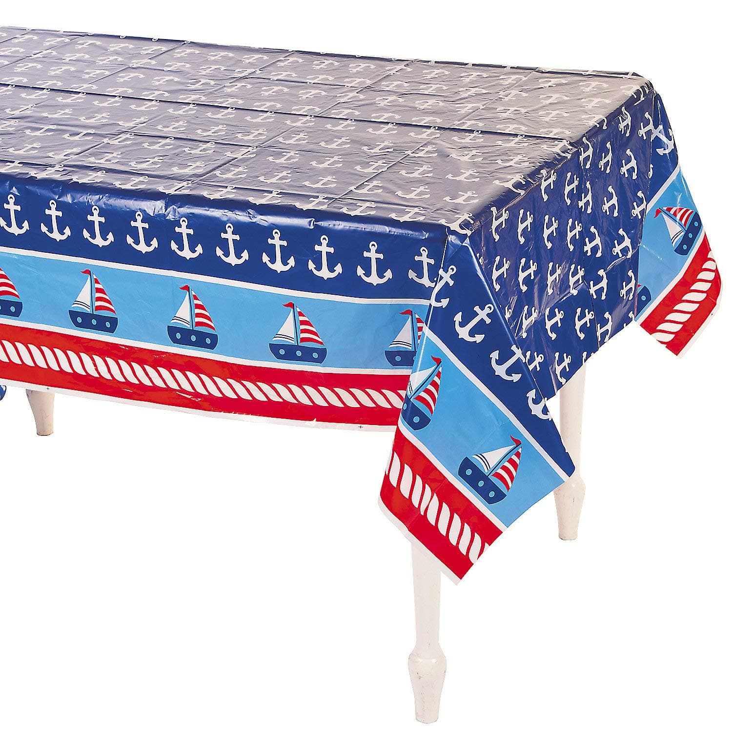 Fun Express 1ST SAILOR TABLECOVER - Party Supplies - 1 Piece