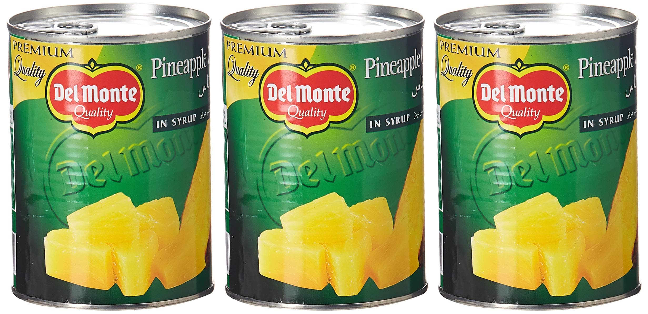 Del Monte Pine Chunks In Syrup, 3 x 570 gm