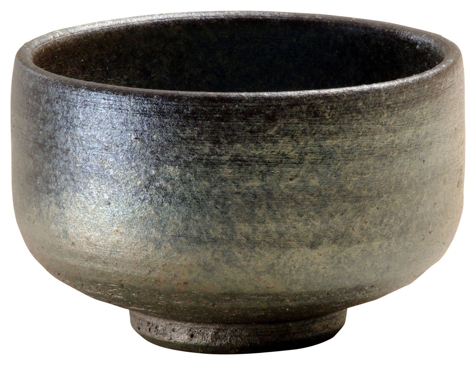 Marui Pottery MR-3-2701 Shigaraki Pottery Hechamon, Matcha Bowl, Made in Ryosan Kiln, Diameter Approximately 4.7 x 3.1 inches (12 x 8 cm), Ceramic, Made in Japan