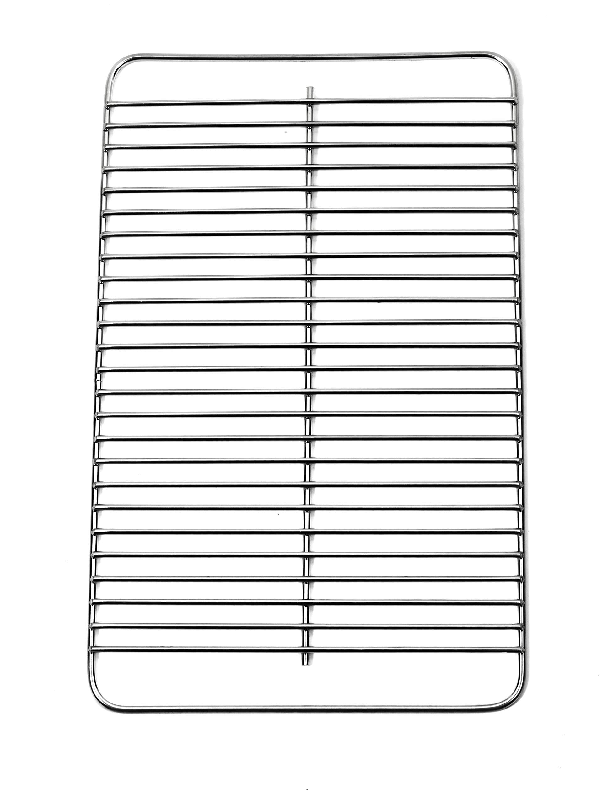 DELSbbq Broilmann 80631 Stainless Steel Cooking Grate for Weber Go-Anywhere, Fits Charcoal and Gas Go-Anywhere Grills, Replacement for Weber 70211 & 3634, 16" x 10"
