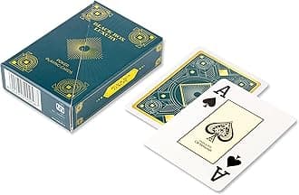 Luxury, Blue & Golden Playing Cards, Poker Size Jumbo Index,Card Game