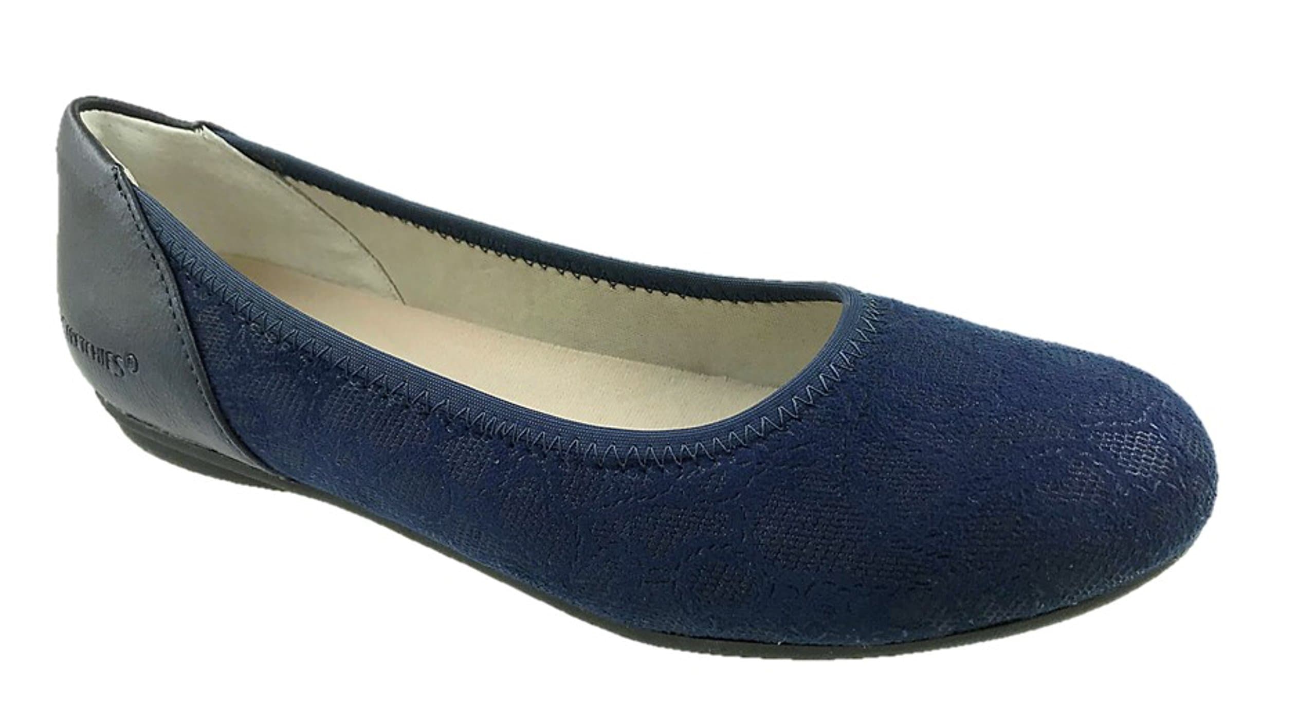 Ladies Slip On Flat Comfort Walking Ballerina Shoes Size UK 4-9