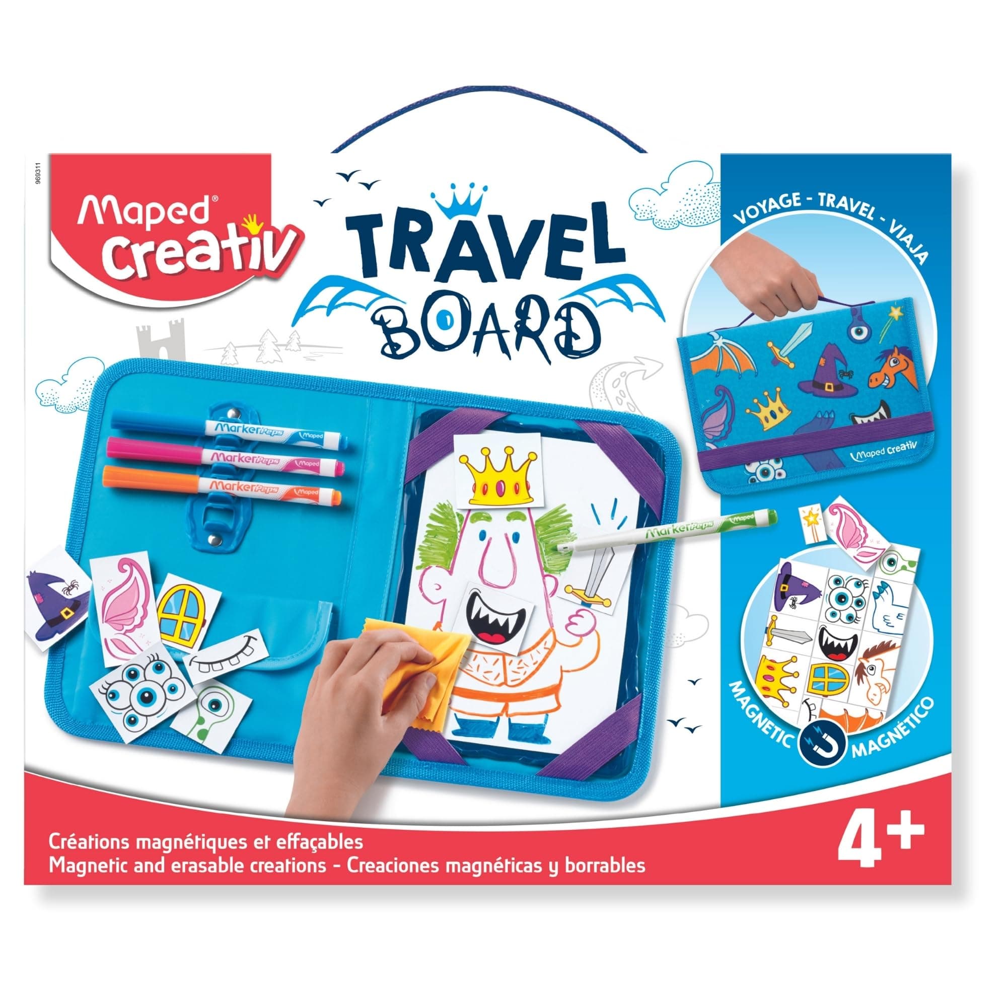 MapedCreativ Travel Board - Knights And Princesses