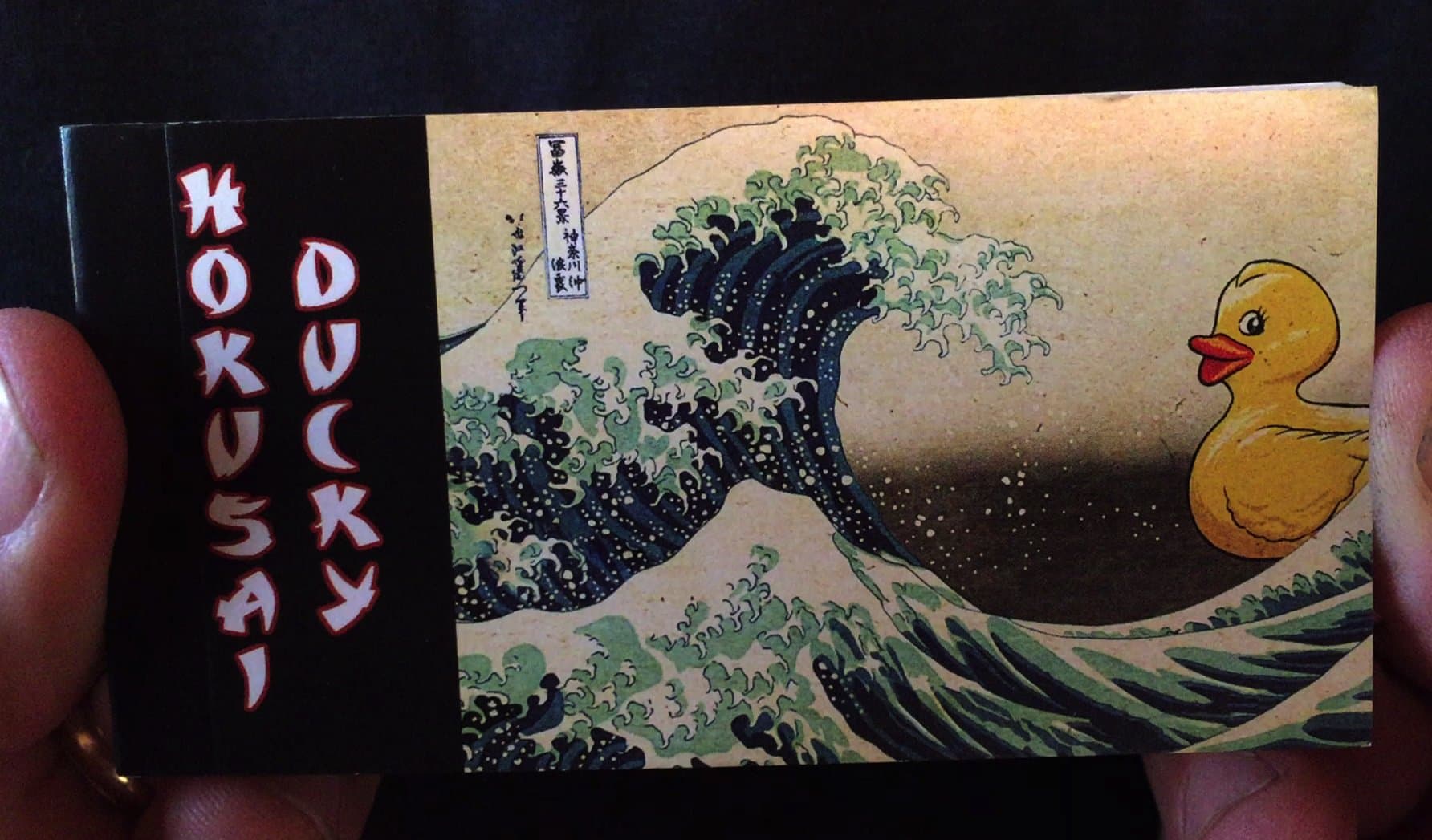 Fliptomania Hokusai Ducky Flipbook: The Wave Meets The Ducky