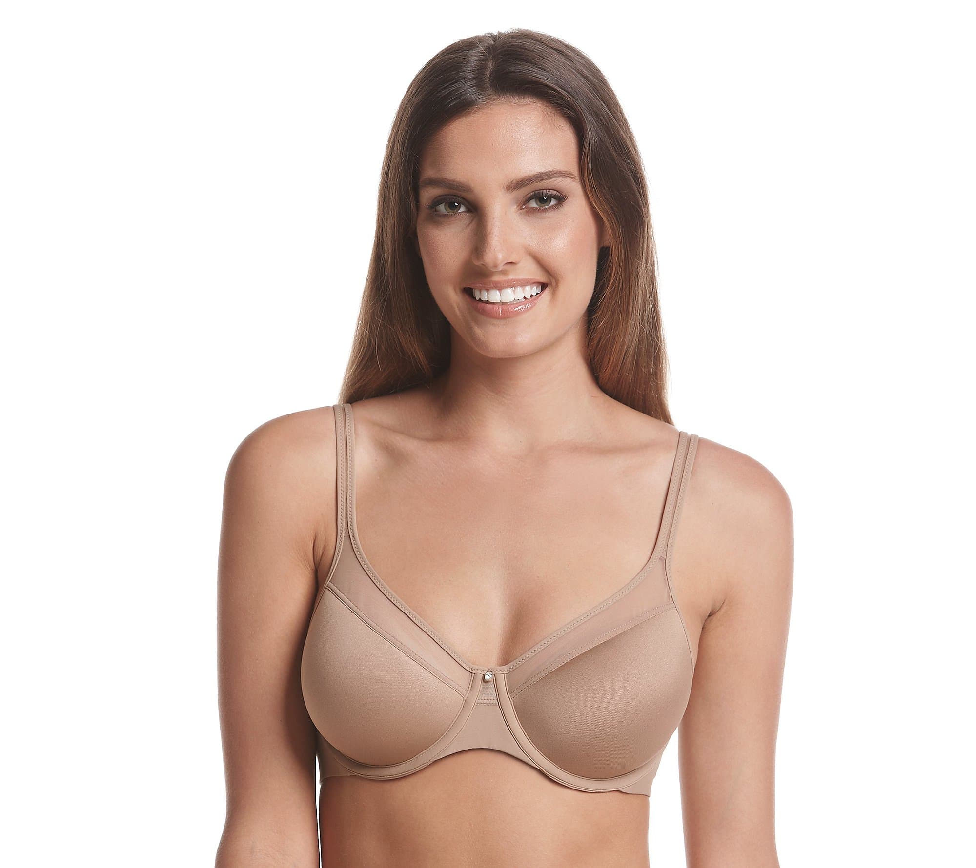 Bali Womens One Smooth U Ultra Light Bra, Underwire T-Shirt Bra (Retired Colors)