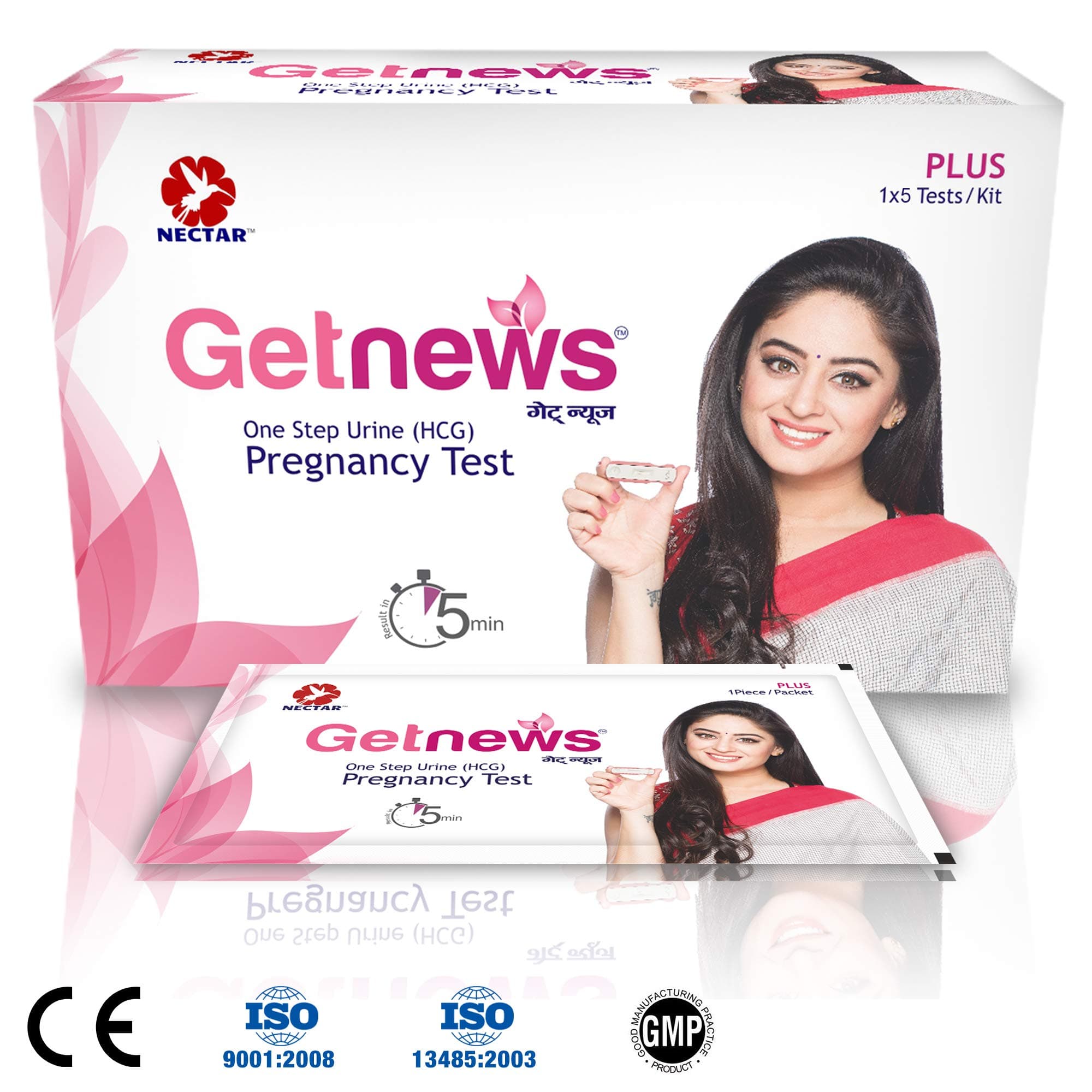 Getnews One Step Pregnancy Test- Pack of 10