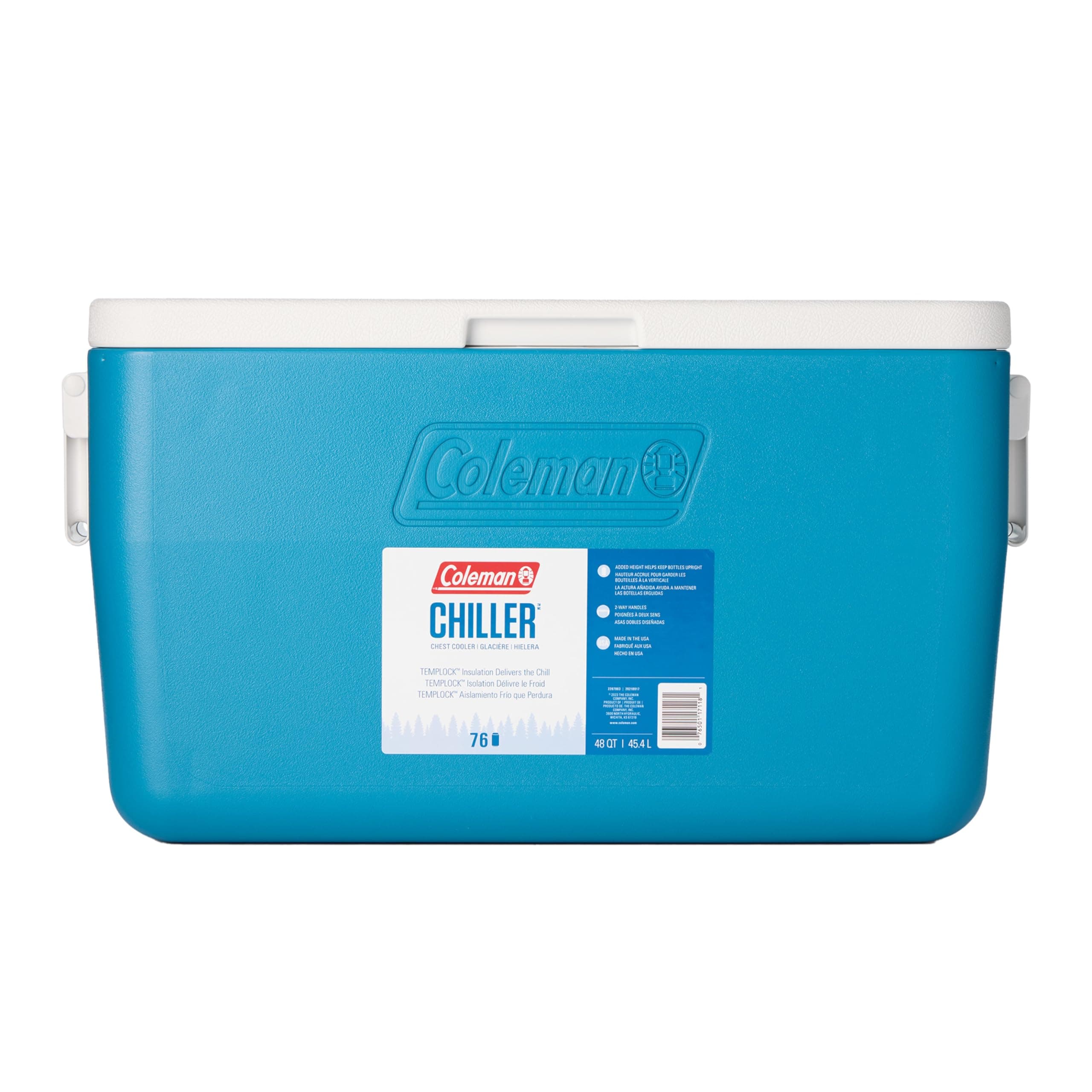 Coleman Chiller 9/16/30/48/60qt Cooler with Ice Retention, Leak Resistant, Great for Camping, Concerts, Sports, and More