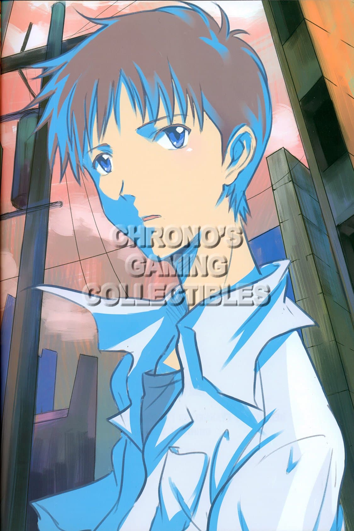 Evangelion CGC Huge Poster Glossy Finish Anime Poster - Rei and Shinji - EVA056 (24" x 36" (61cm x 91.5cm))
