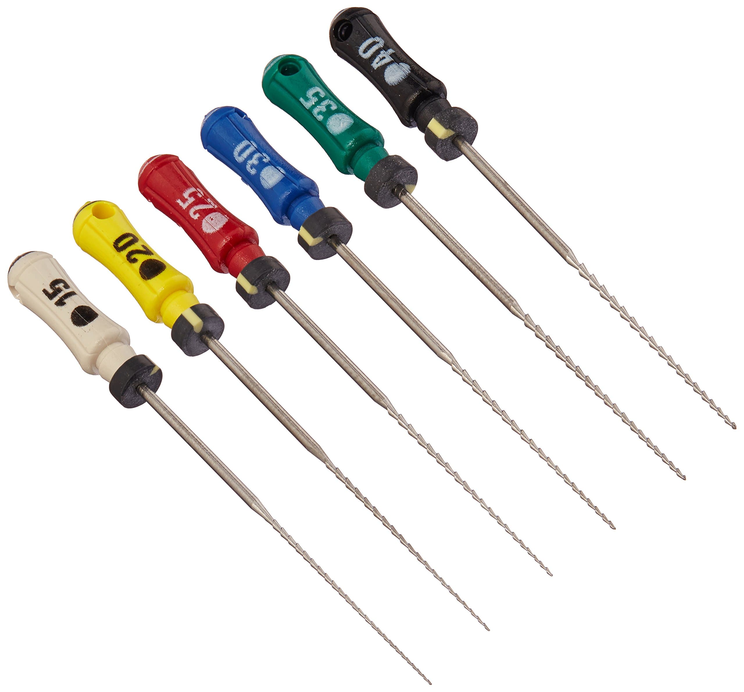 Dentsply 671279 Hedstrom File, 40, Assorted (Pack of 6)