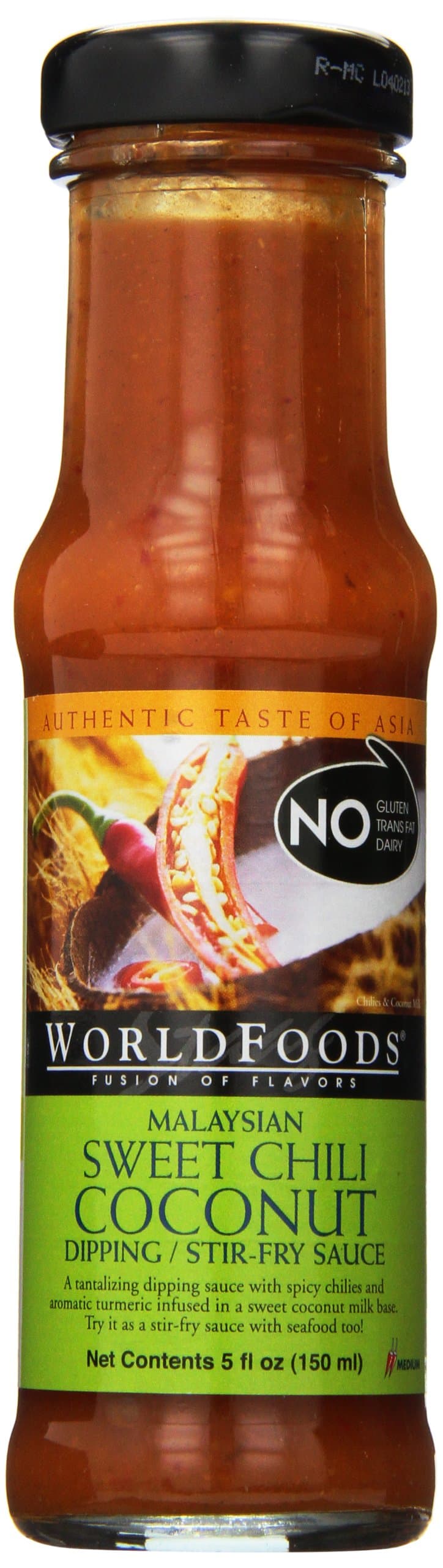 World Food Malaysian Coconut Sauce, Sweet, 5 Ounce