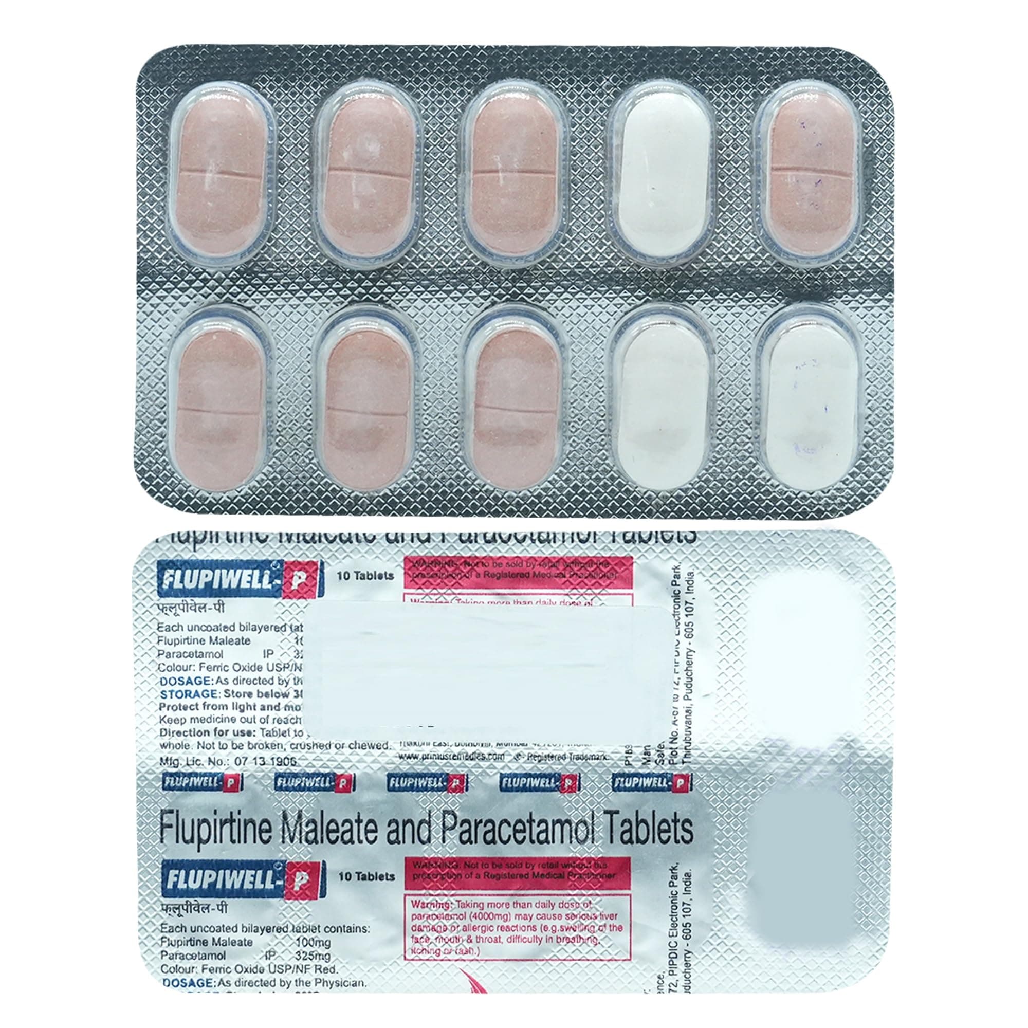 Flupiwell-P - Strip of 10 Tablets