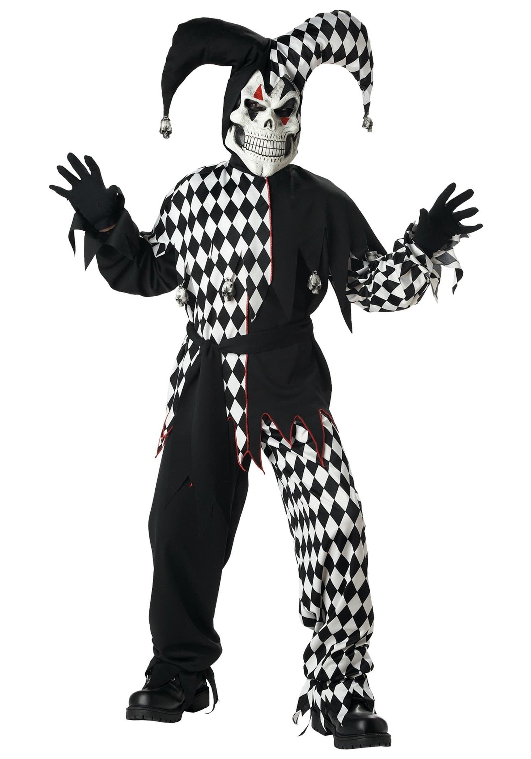 California Costumes Evil Jester Child Size M = 8-10