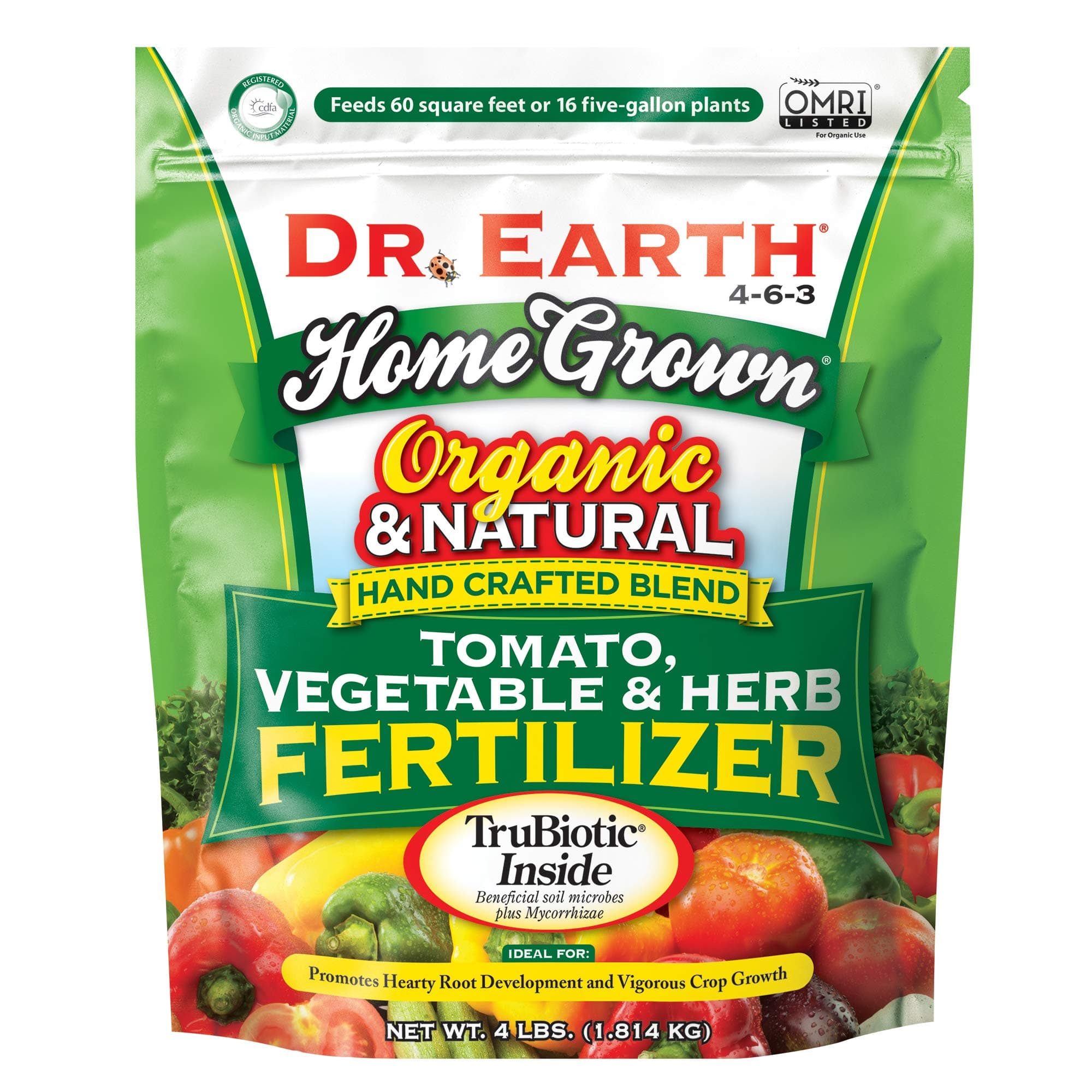 Home Grown Tomato, Vegetable & Herb Fertilizer, 4lb