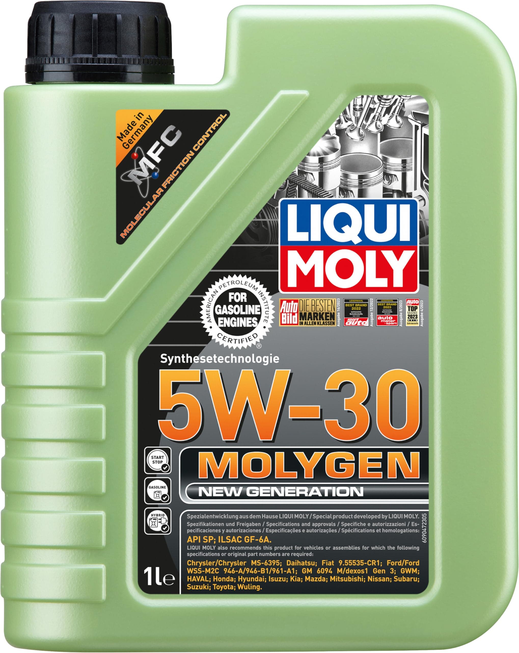 Liqui Moly Molygen New Generation 5W-30 Engine Oil - 1 Litre - SKU 9047